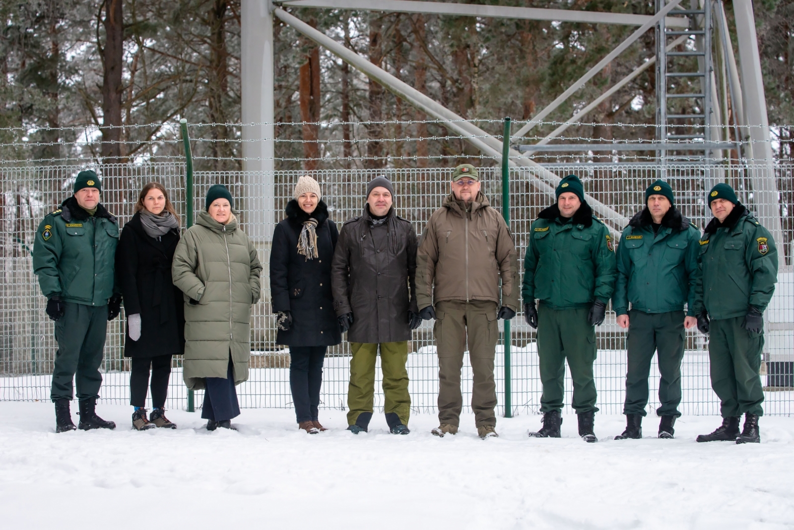 FOTO: Tiesībsarga vizīte uz robežas