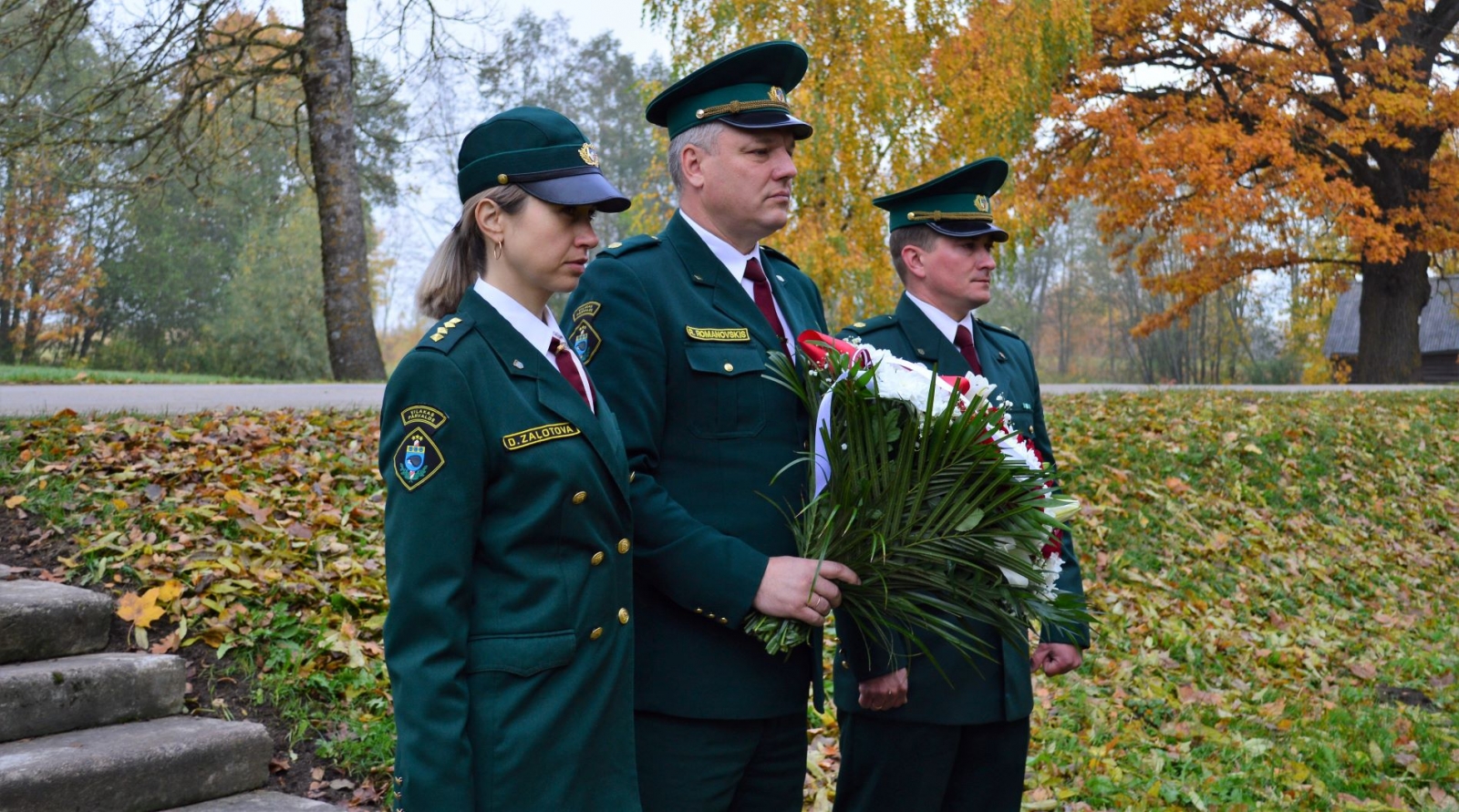 Norisinājās Robežsardzes sagrāves un represēto robežsargu piemiņai veltītie atceres pasākumi
