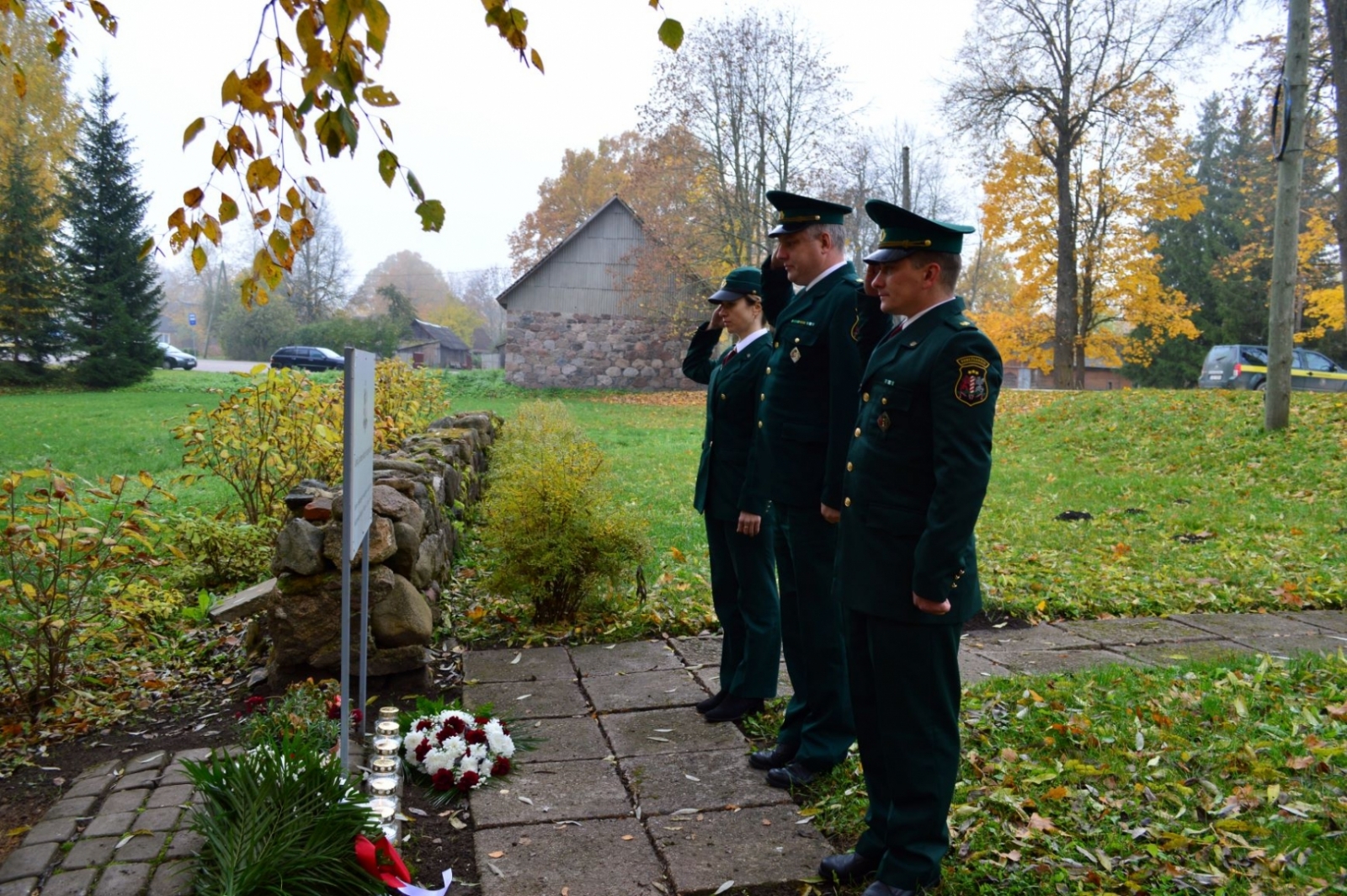 Norisinājās Robežsardzes sagrāves un represēto robežsargu piemiņai veltītie atceres pasākumi
