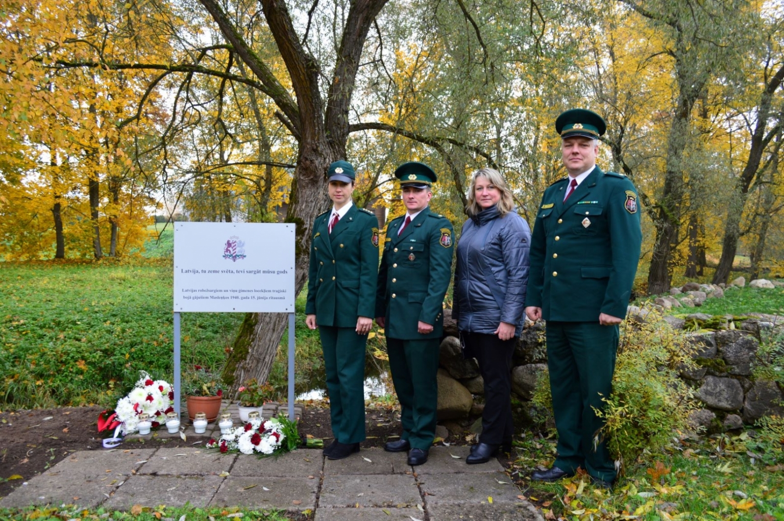Norisinājās Robežsardzes sagrāves un represēto robežsargu piemiņai veltītie atceres pasākumi
