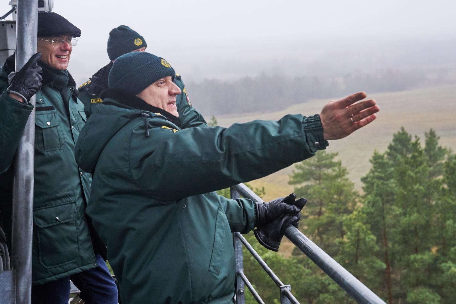 FOTO: Ministru prezidents apmeklē valsts robežu