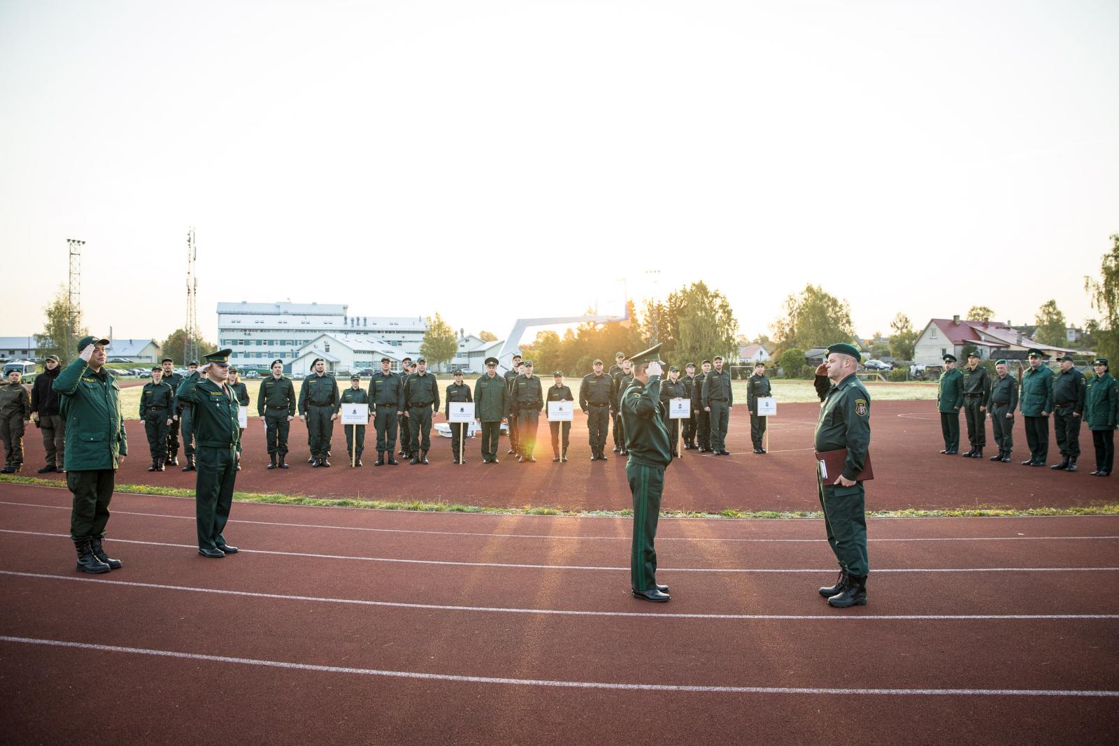 FOTO: Robežsargu norīkojumu sacensības