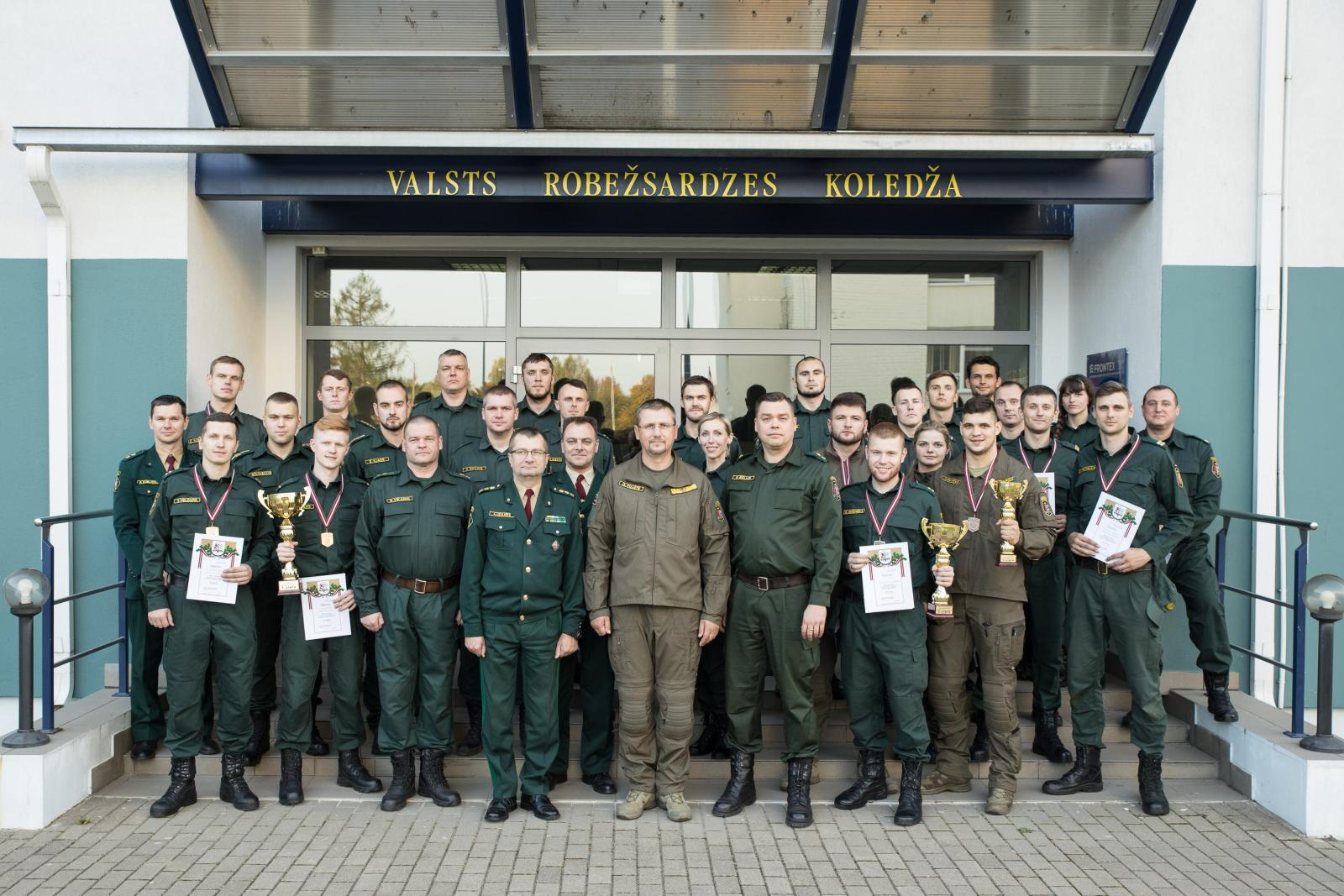 FOTO: Robežsargu norīkojumu sacensības