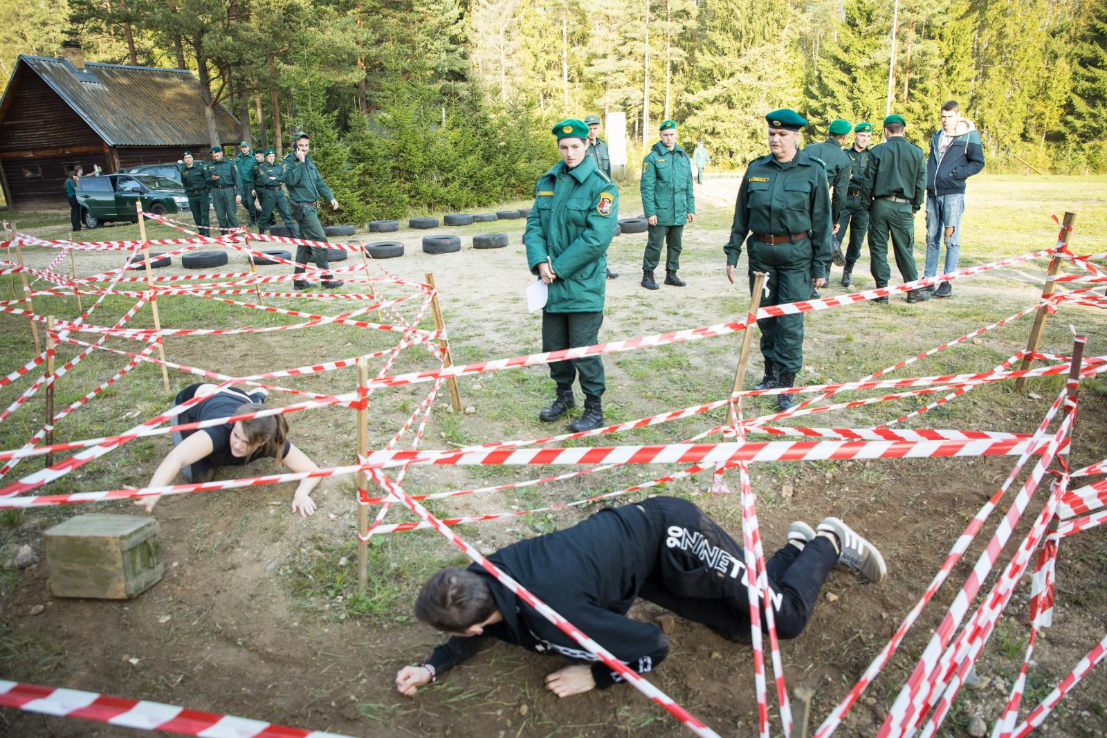 FOTO: Robežsargu norīkojumu sacensības