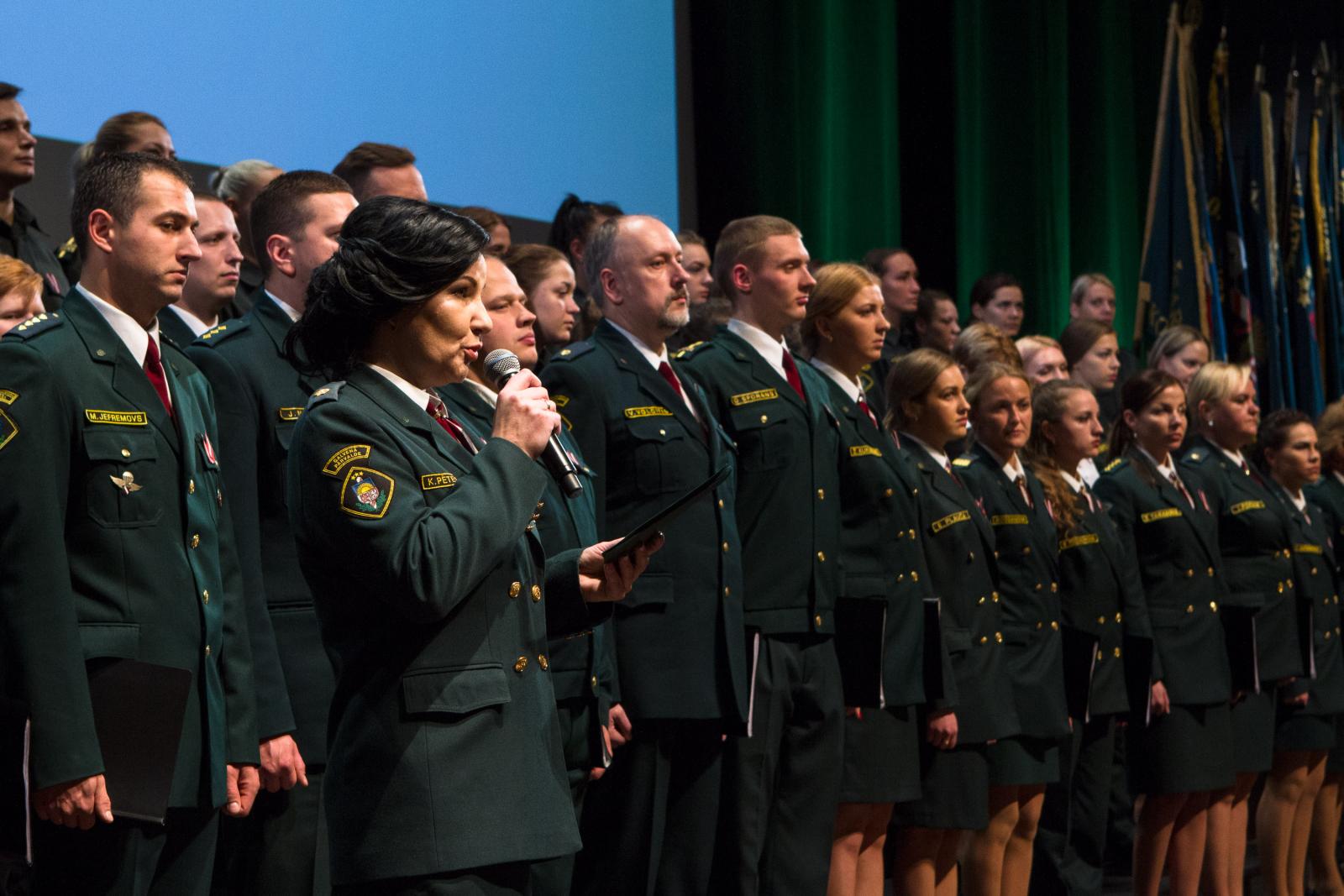 Foto: Rēzeknē norisinājās Robežsargu dienai veltītie svinīgie pasākumi
