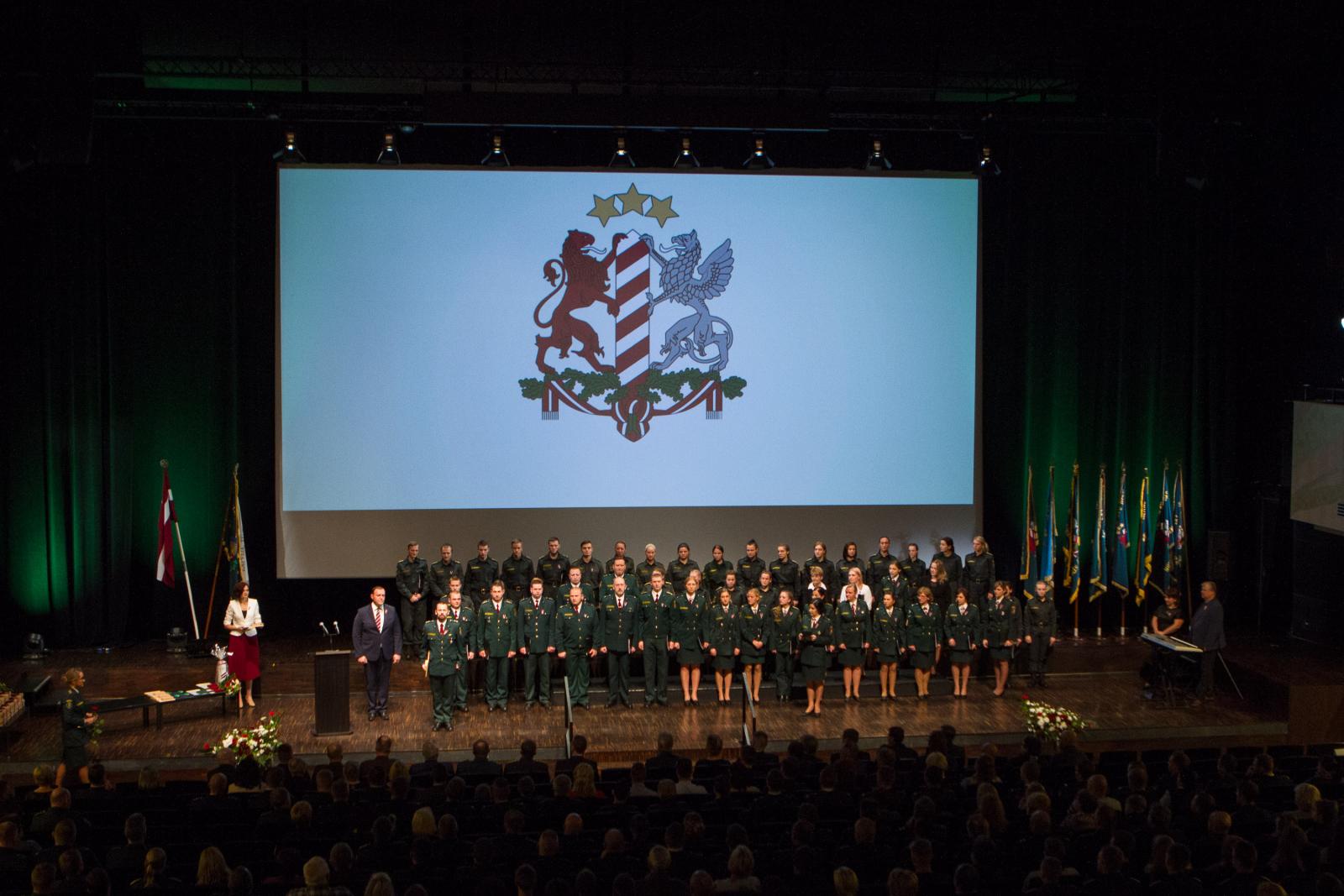 Foto: Rēzeknē norisinājās Robežsargu dienai veltītie svinīgie pasākumi