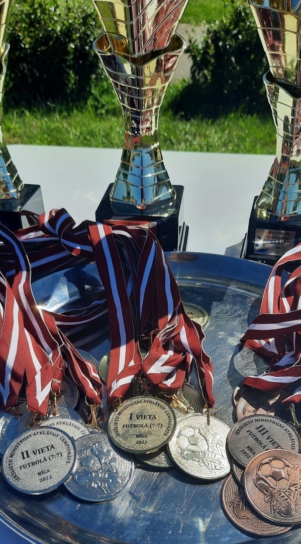 Iekšlietu ministrijas atklātā čempionāta futbola sacensībās uzvar Valsts robežsardzes komanda