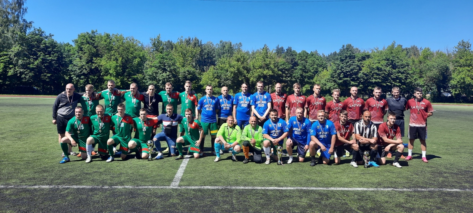 Iekšlietu ministrijas atklātā čempionāta futbola sacensībās uzvar Valsts robežsardzes komanda