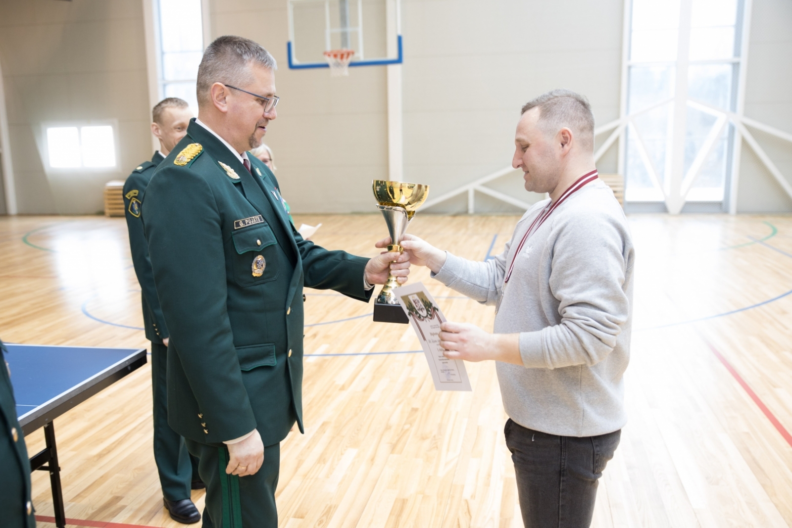 FOTO: Sacensības galda tenisā