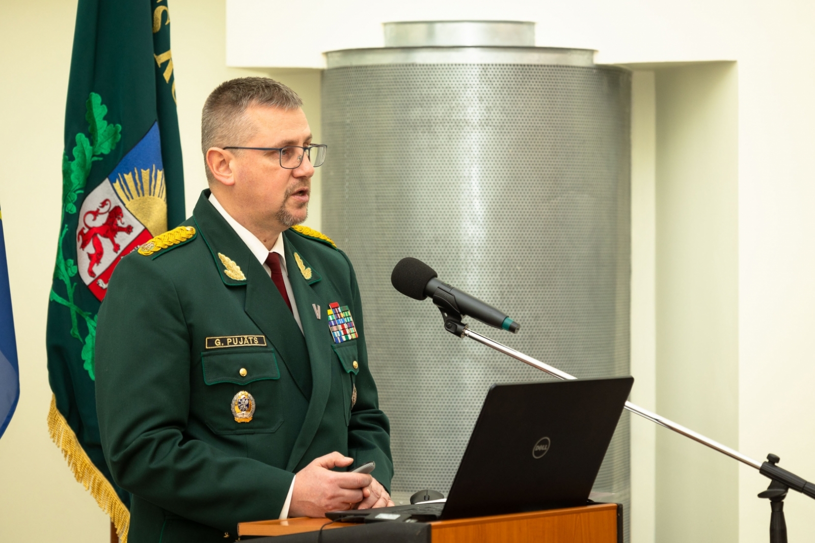 FOTO: Piektdien, 9. februārī, Valsts robežsardzes koledžā notika Valsts robežsardzes 2023. gada darbības rezultātu izvērtēšanas sanāksme