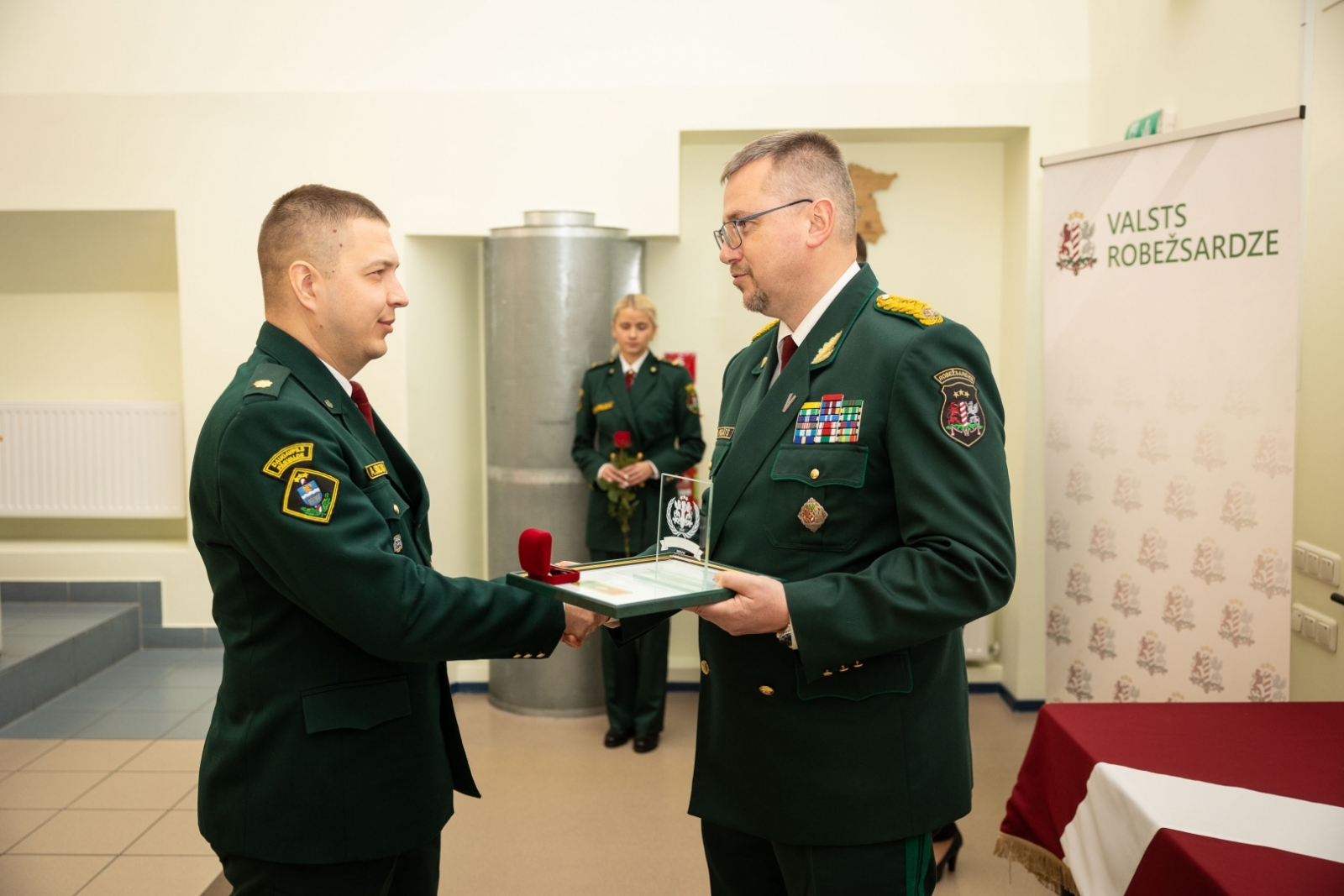 FOTO: Piektdien, 9. februārī, Valsts robežsardzes koledžā notika Valsts robežsardzes 2023. gada darbības rezultātu izvērtēšanas sanāksme