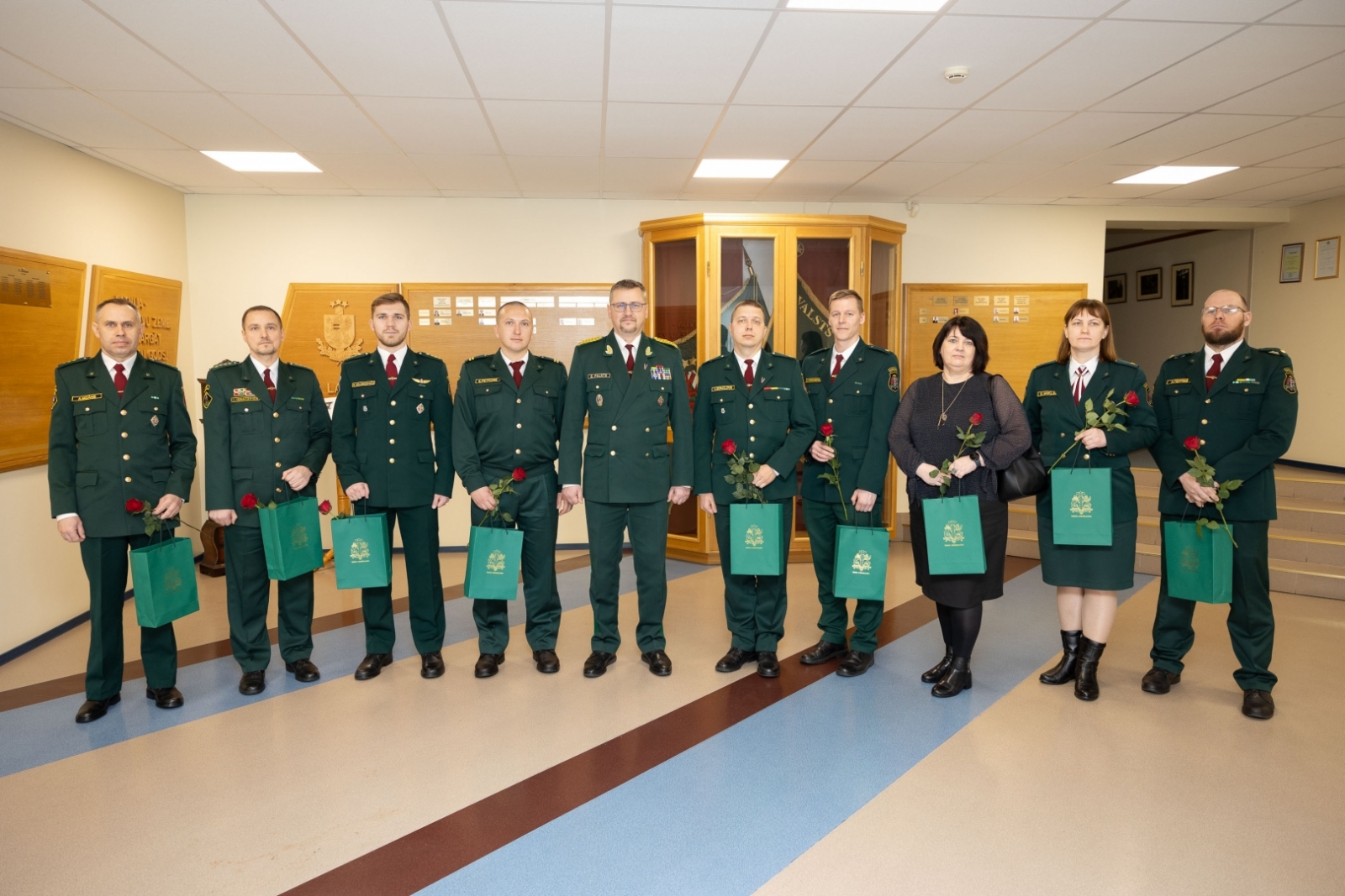 FOTO: Piektdien, 9. februārī, Valsts robežsardzes koledžā notika Valsts robežsardzes 2023. gada darbības rezultātu izvērtēšanas sanāksme