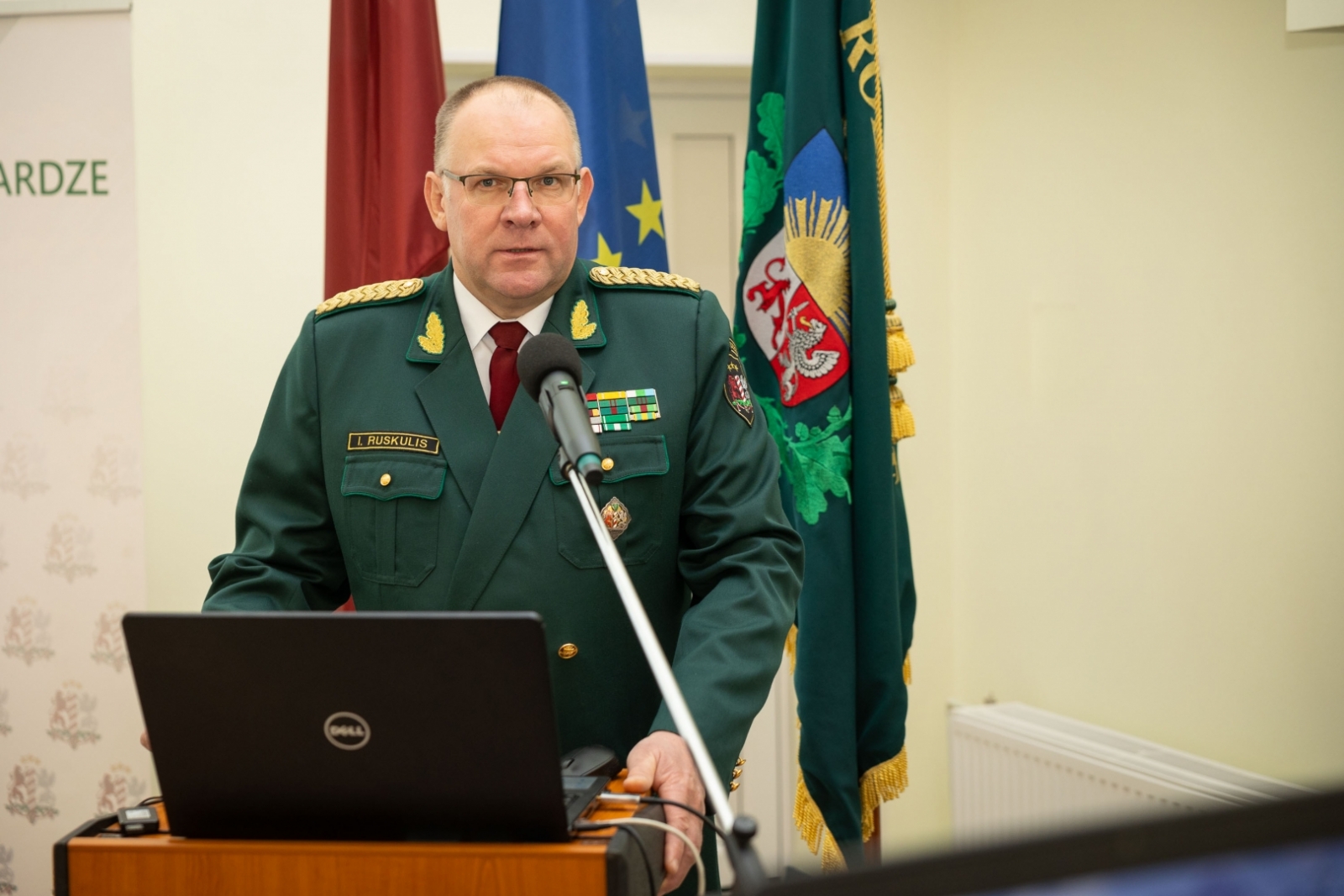 FOTO: Piektdien, 9. februārī, Valsts robežsardzes koledžā notika Valsts robežsardzes 2023. gada darbības rezultātu izvērtēšanas sanāksme