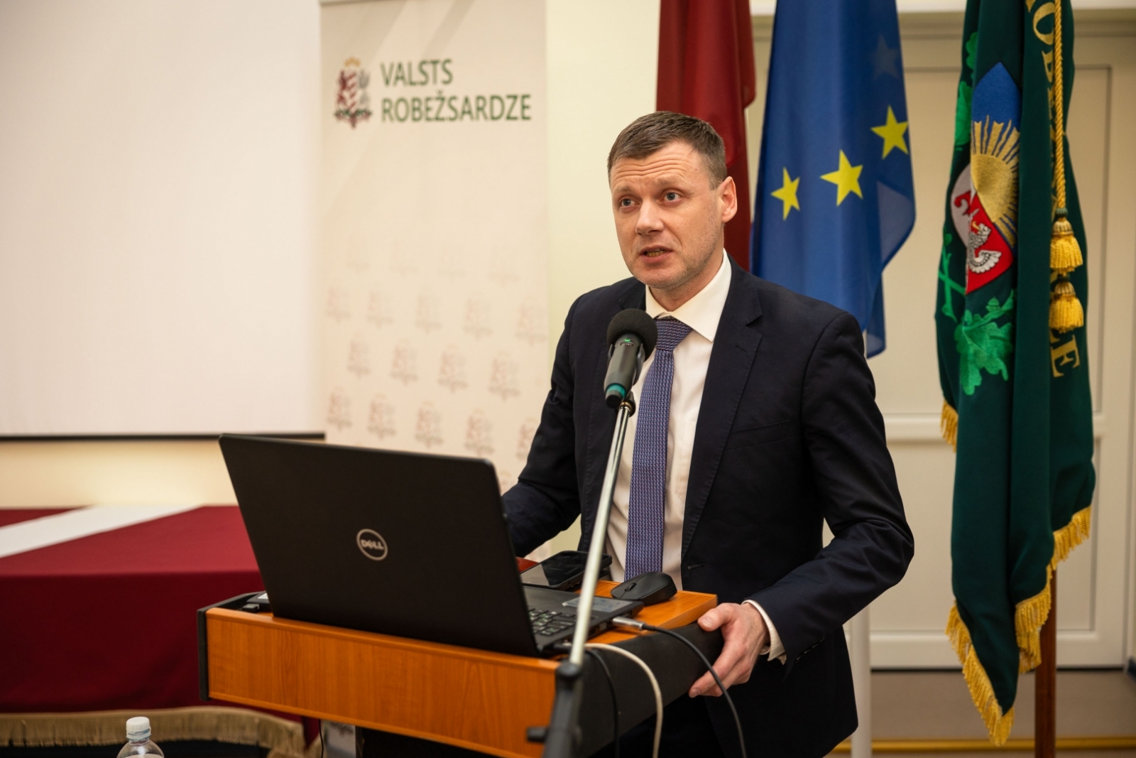 FOTO: Piektdien, 9. februārī, Valsts robežsardzes koledžā notika Valsts robežsardzes 2023. gada darbības rezultātu izvērtēšanas sanāksme