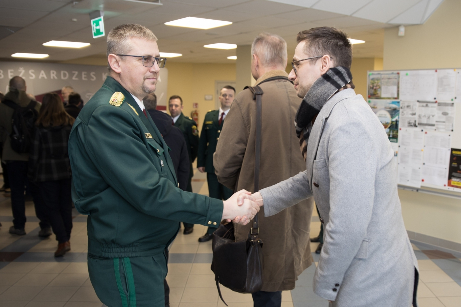 FOTO: Ārvalstu pārstāvniecību delegācijas apmeklē Valsts robežsardzi
