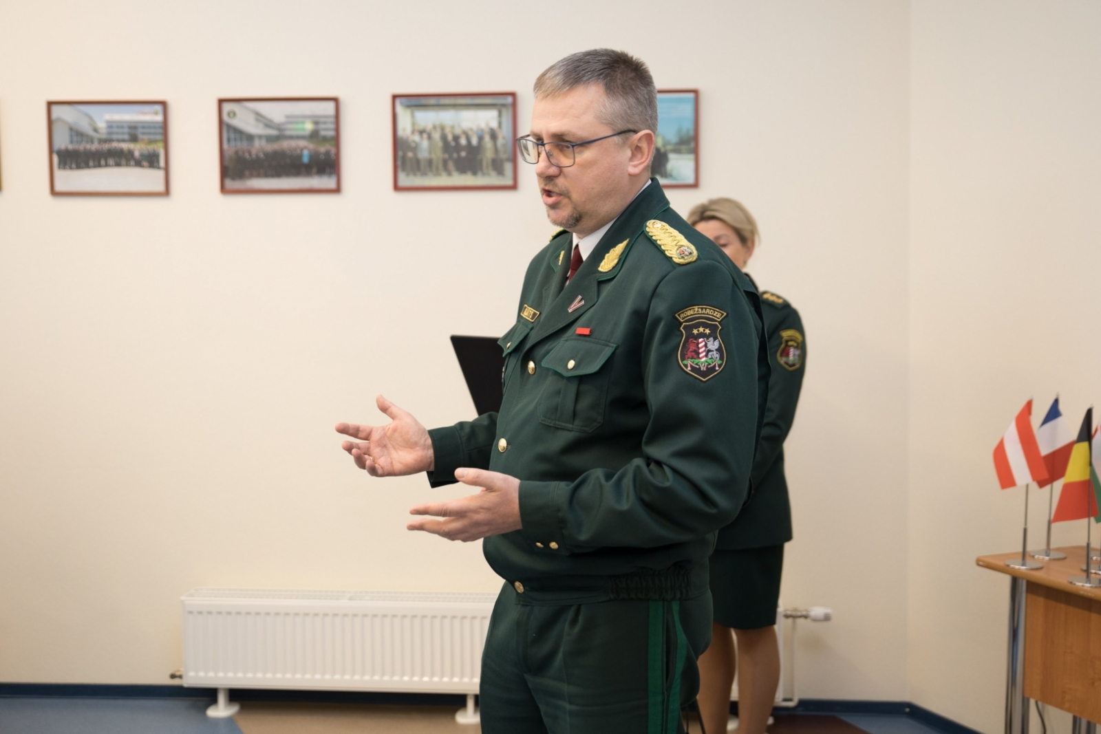 FOTO: Ārvalstu pārstāvniecību delegācijas apmeklē Valsts robežsardzi