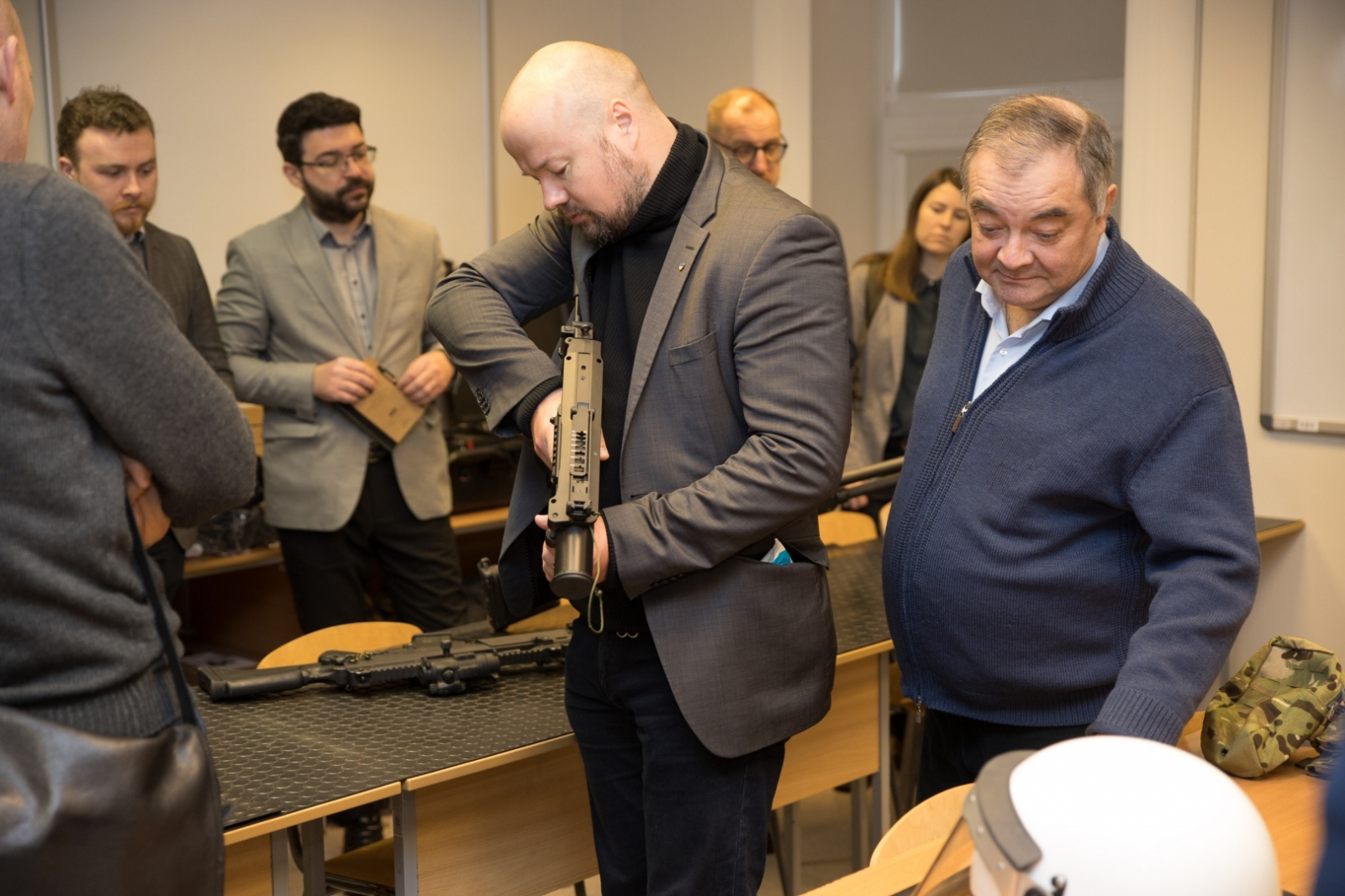 FOTO: Ārvalstu pārstāvniecību delegācijas apmeklē Valsts robežsardzi