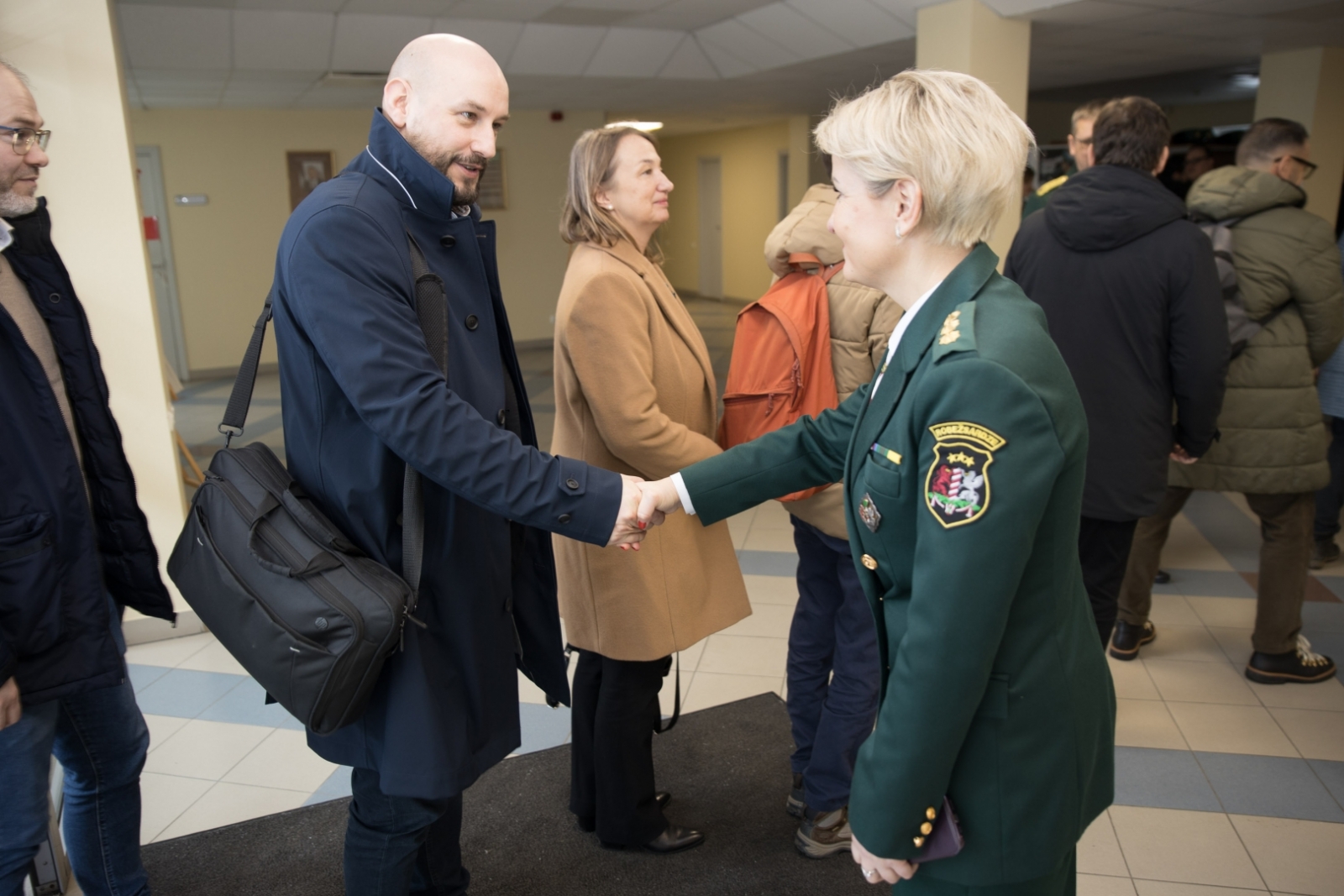 FOTO: Ārvalstu pārstāvniecību delegācijas apmeklē Valsts robežsardzi