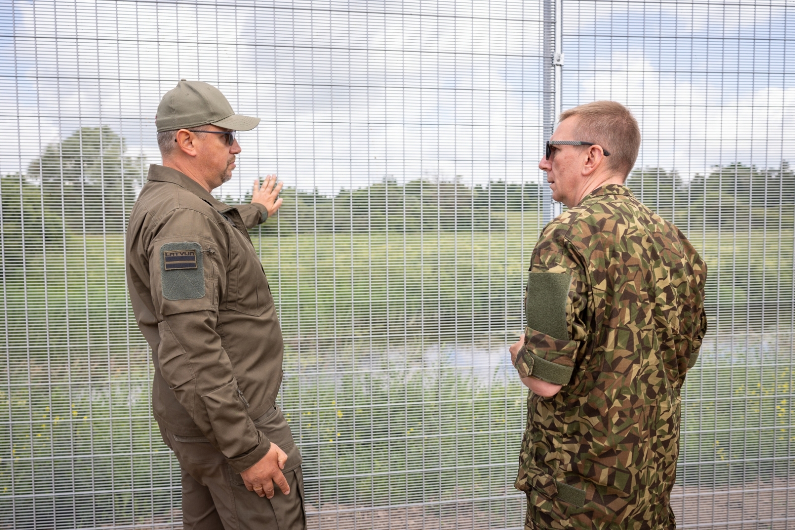 FOTO:  Valsts prezidents Edgars Rinkēvičs apmeklē Latvijas austrumu robežu 