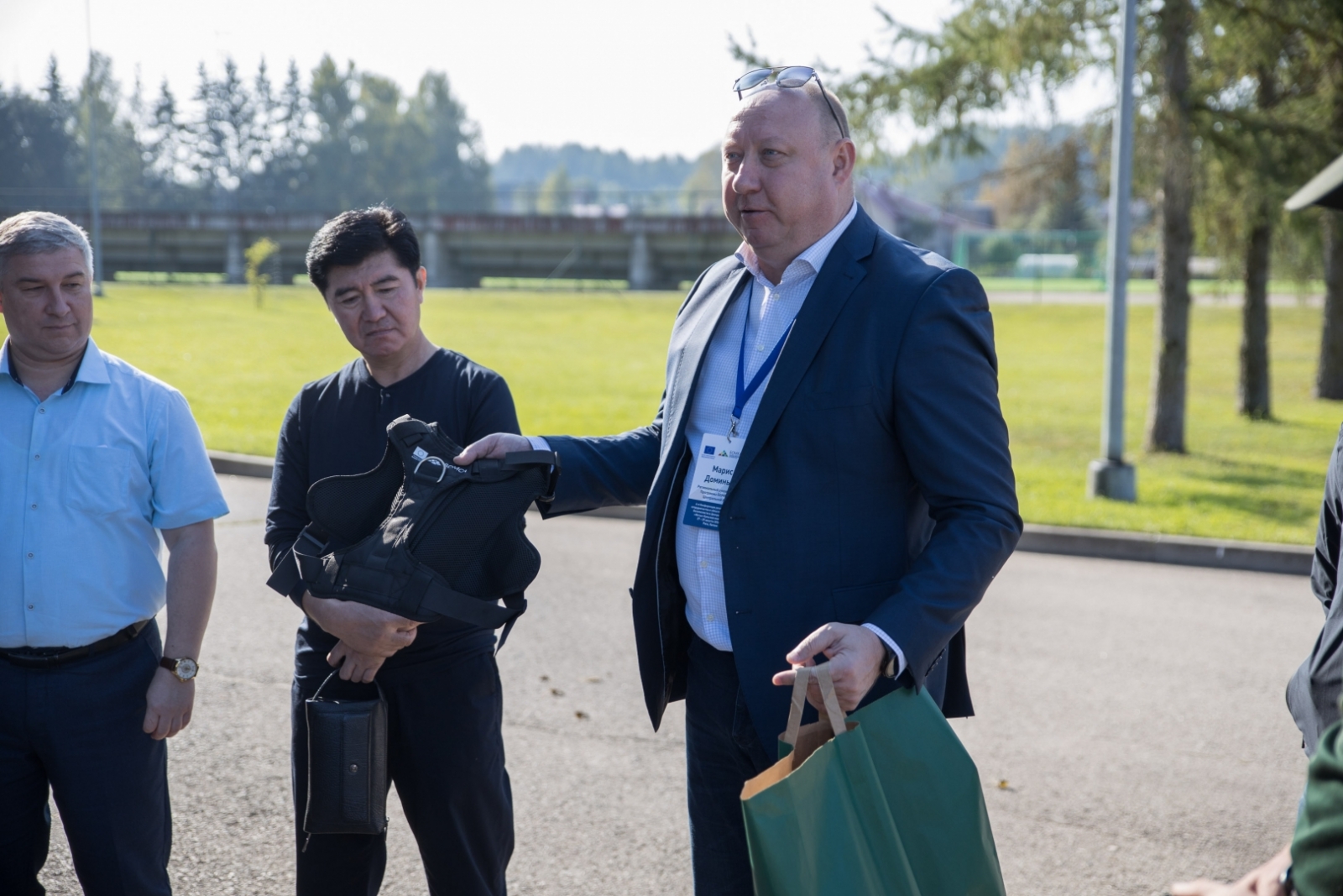 FOTO: Bomca delegācija apmeklē VRK