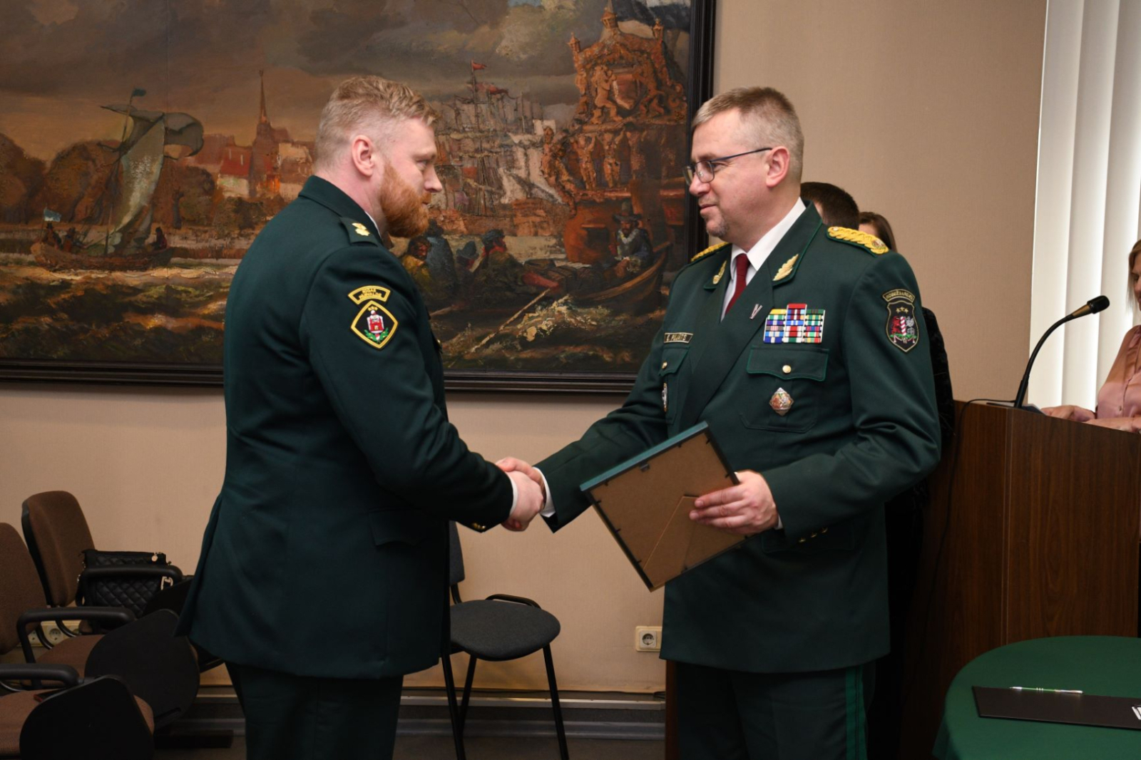 Apbalvojuma pasniegšana