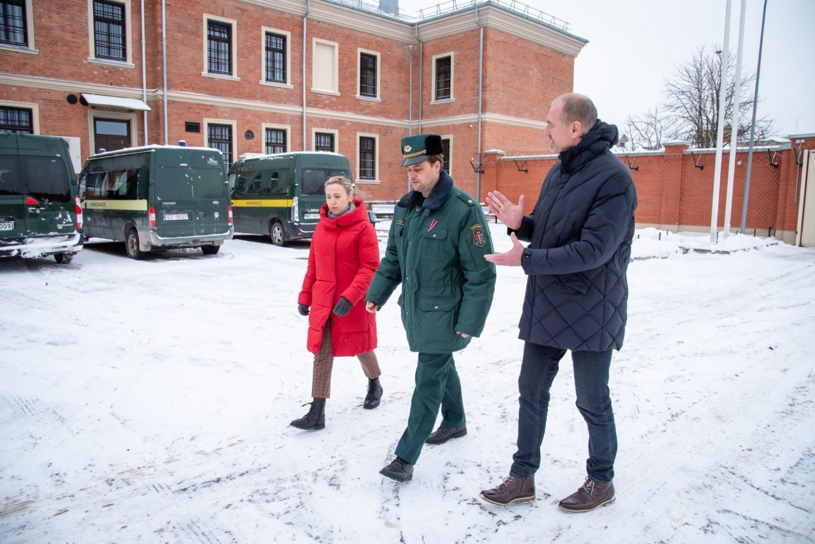 Valsts robežsardzē viesojas Vācijas Federālās policijas sakaru virsnieks