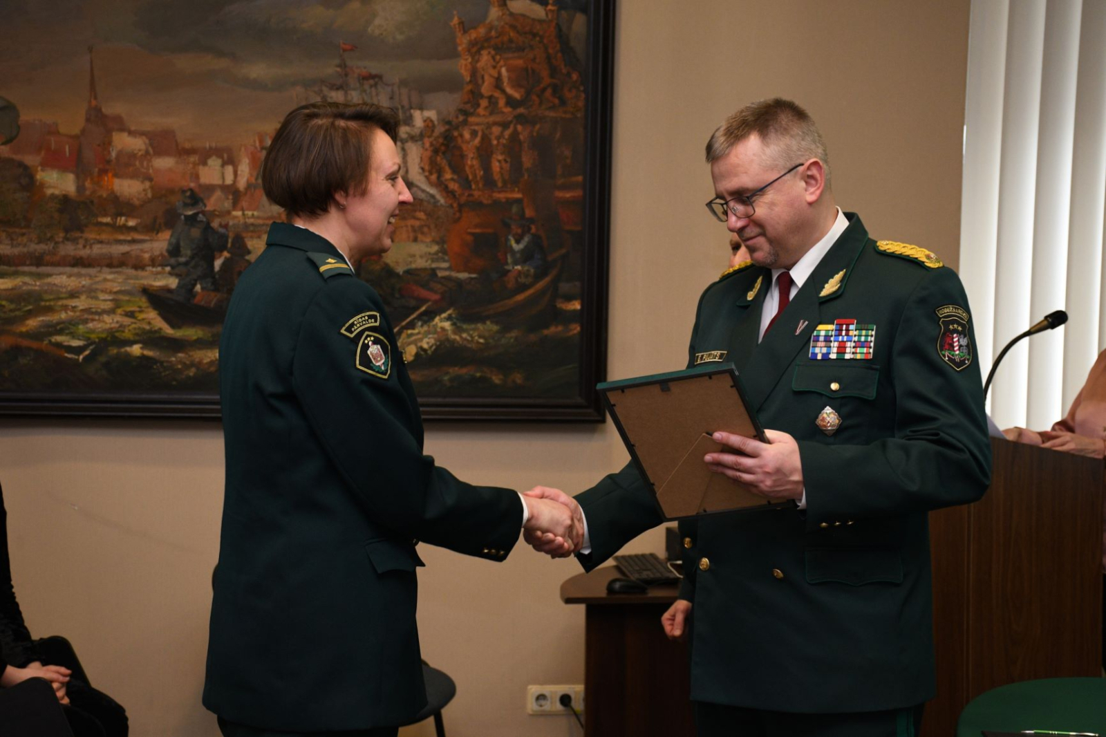 Apbalvojuma pasniegšana