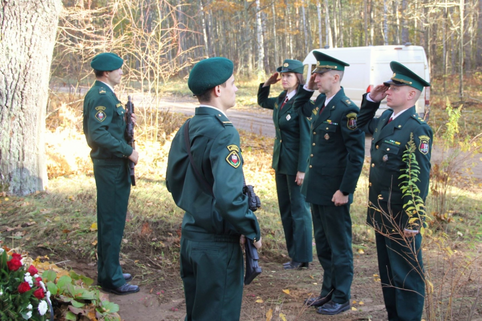 Norisinājās Robežsardzes sagrāves un represēto robežsargu piemiņai veltītie atceres pasākumi