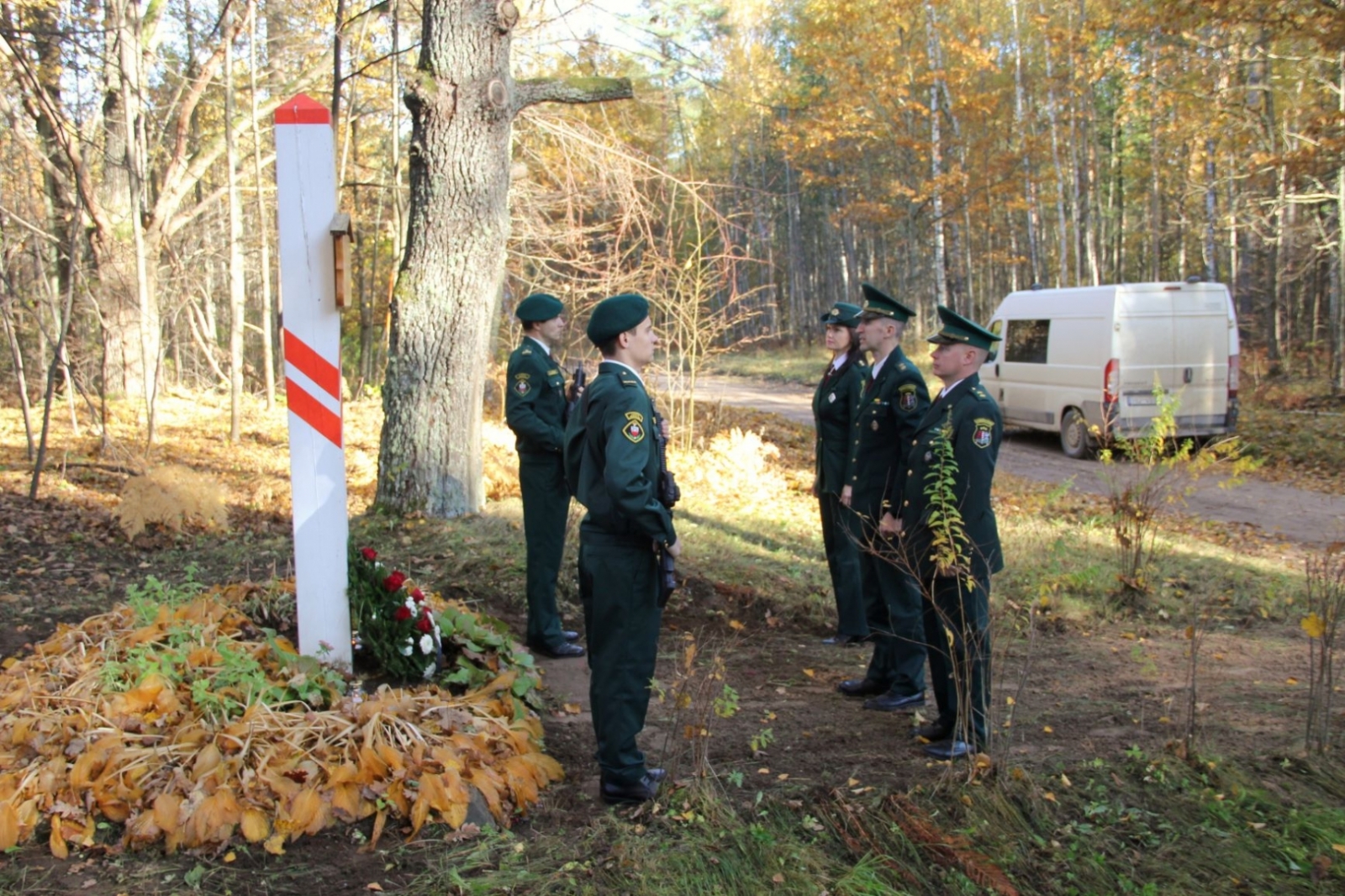 Norisinājās Robežsardzes sagrāves un represēto robežsargu piemiņai veltītie atceres pasākumi