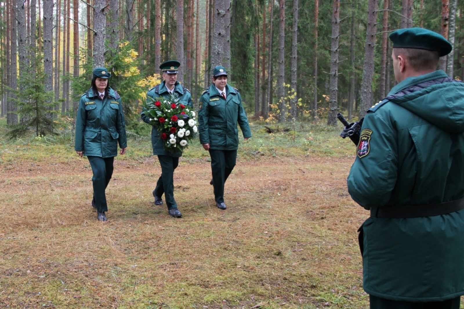 Norisinājās Robežsardzes sagrāves un represēto robežsargu piemiņai veltītie atceres pasākumi