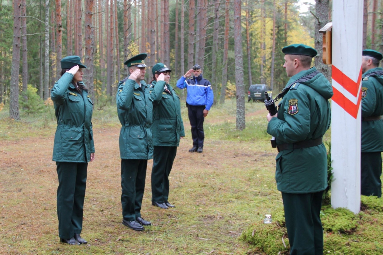 Norisinājās Robežsardzes sagrāves un represēto robežsargu piemiņai veltītie atceres pasākumi