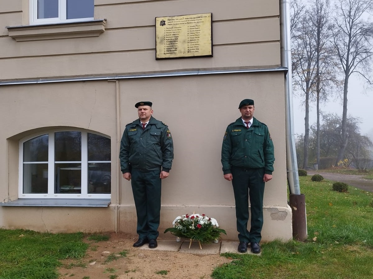 Norisinājās Robežsardzes sagrāves un represēto robežsargu piemiņai veltītie atceres pasākumi