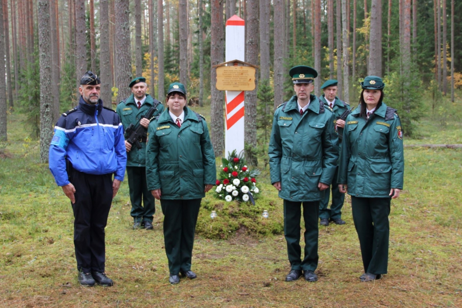 Norisinājās Robežsardzes sagrāves un represēto robežsargu piemiņai veltītie atceres pasākumi