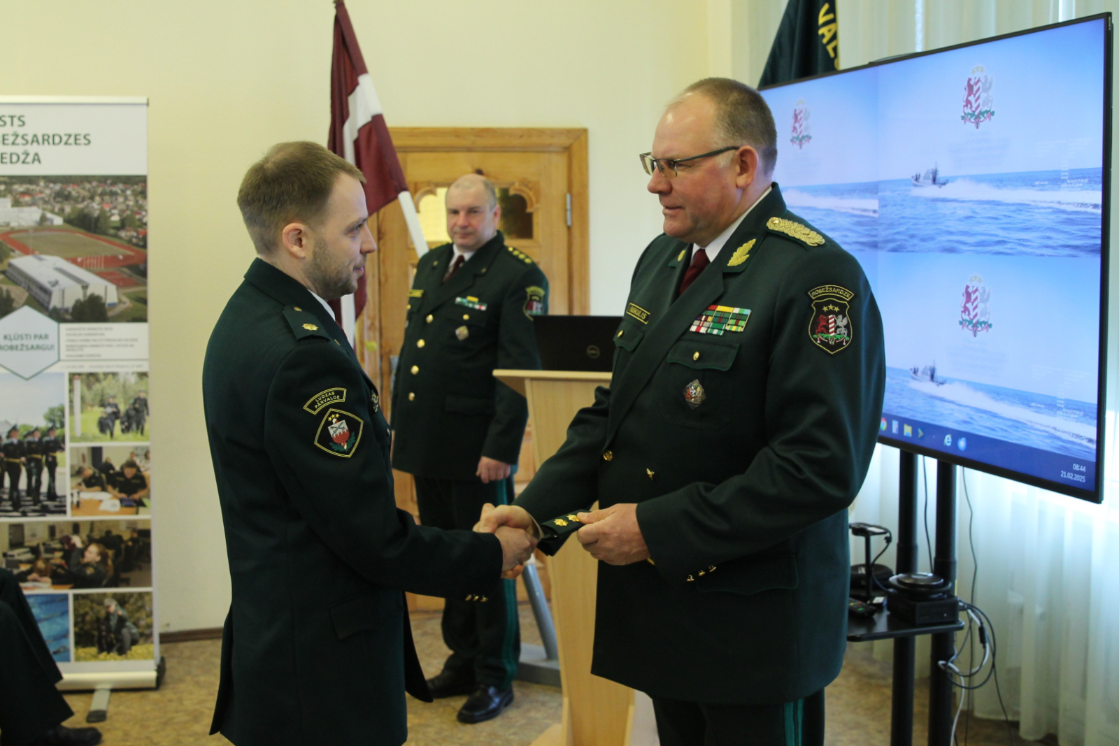 Apbalvojuma pasniegšana