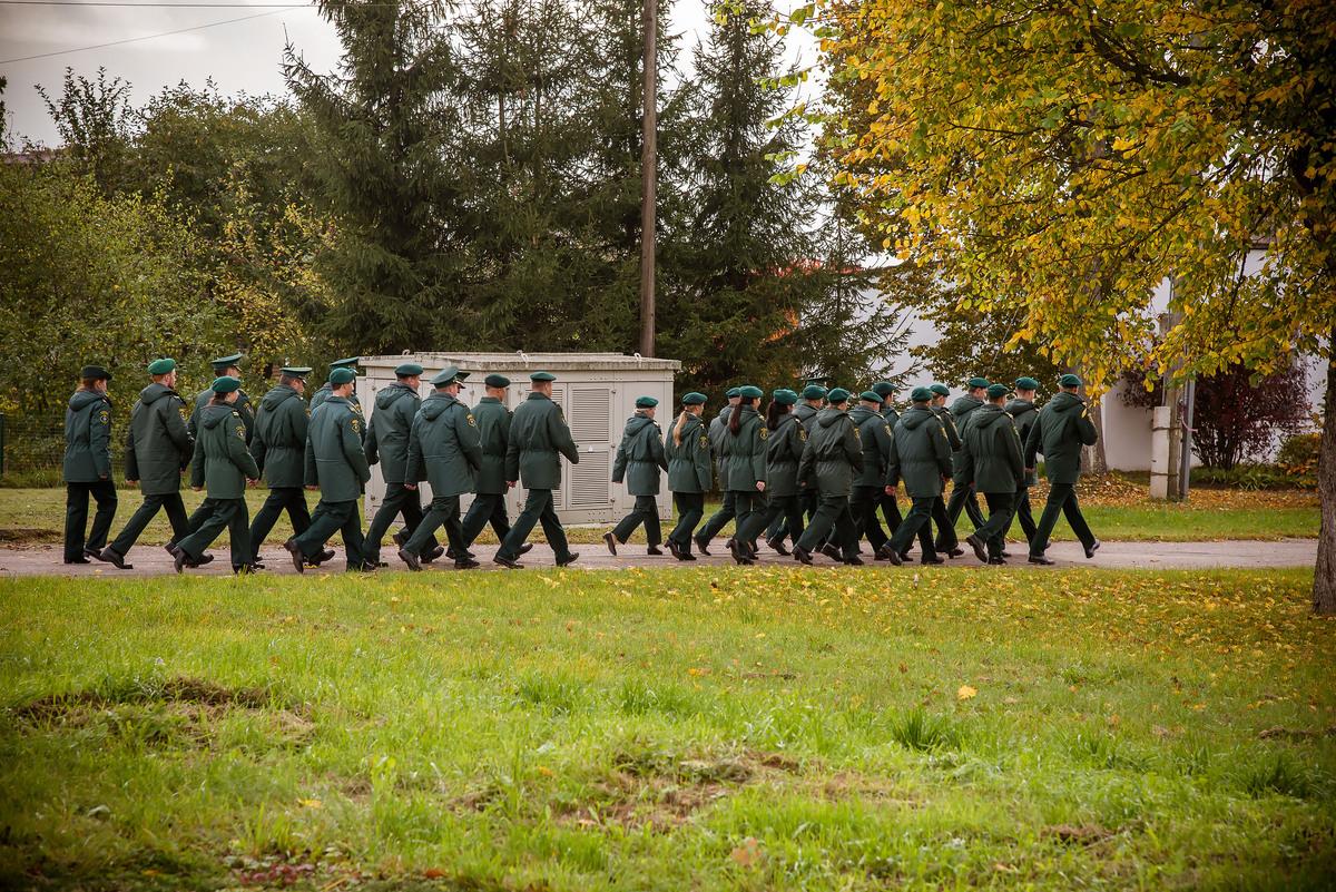 FOTO. Robežsargi piedalās Robežsardzes sagrāves piemiņas pasākumos