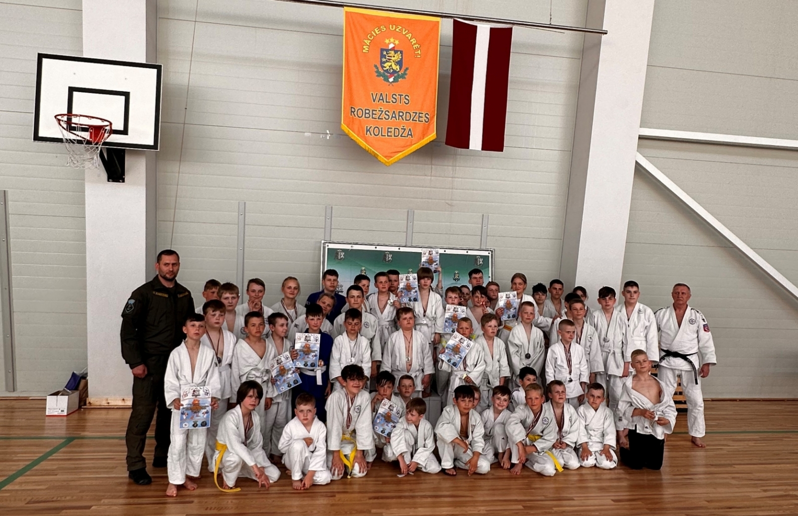 Aizvadītas  džudo sacensības  