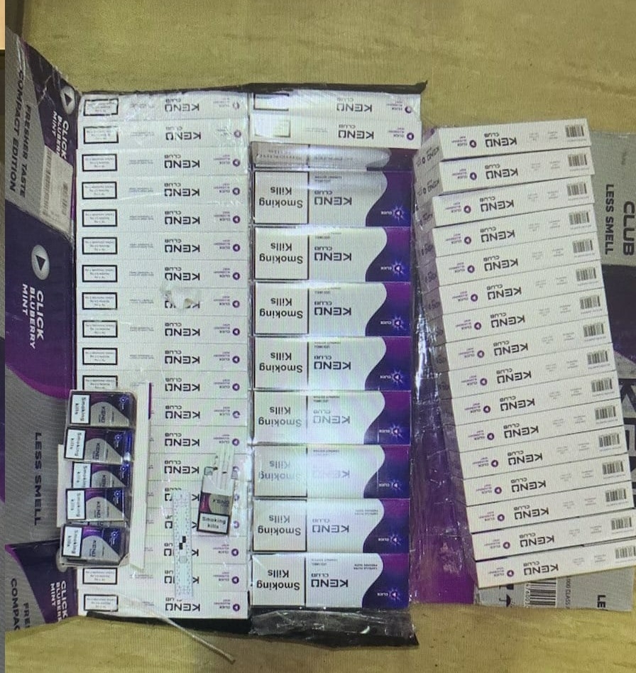 FOTO: Kontrabandas cigaretes, ko izņēma VRS Ludzas pārvaldes robežsargi