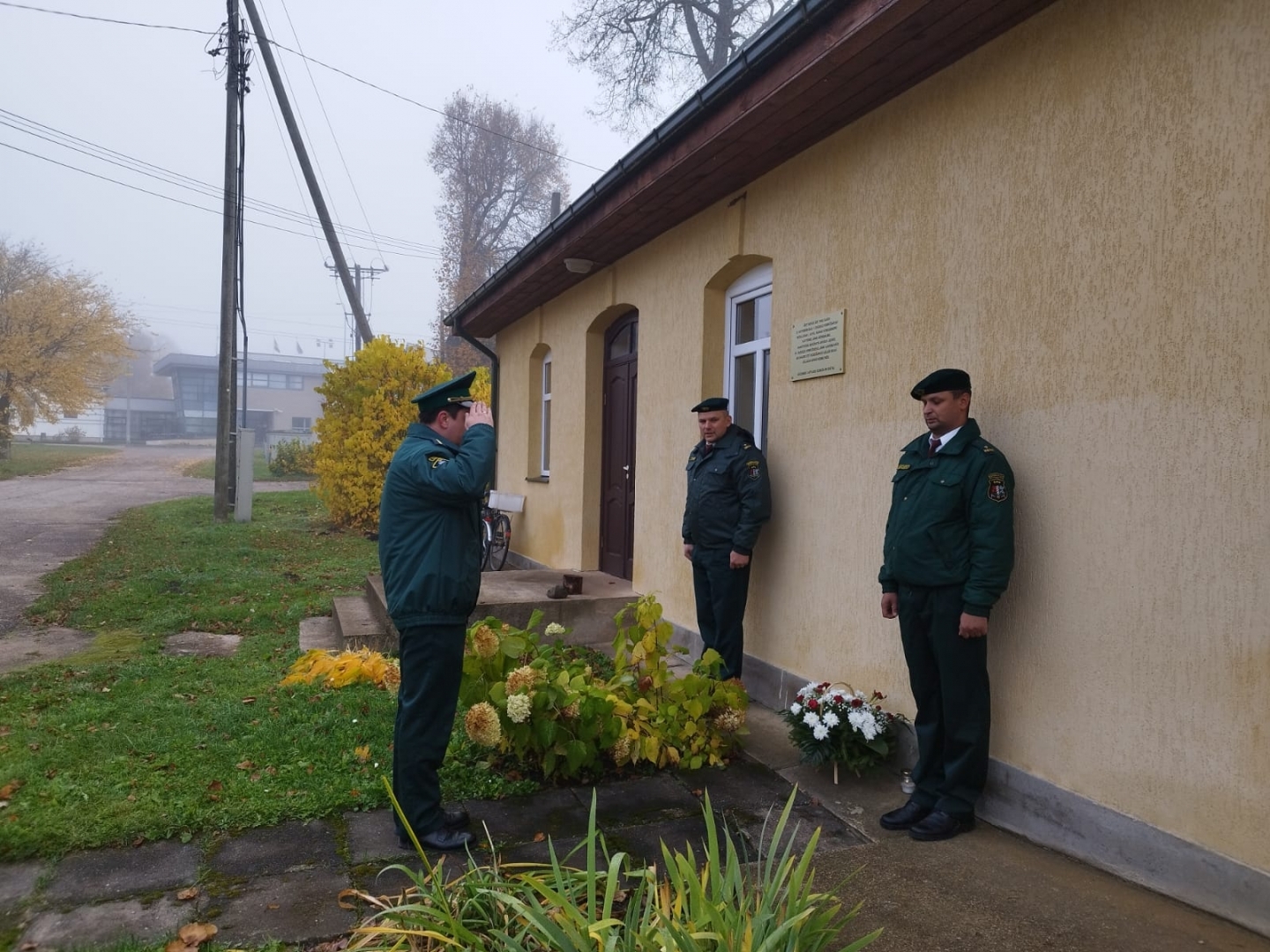 Norisinājās Robežsardzes sagrāves un represēto robežsargu piemiņai veltītie atceres pasākumi
