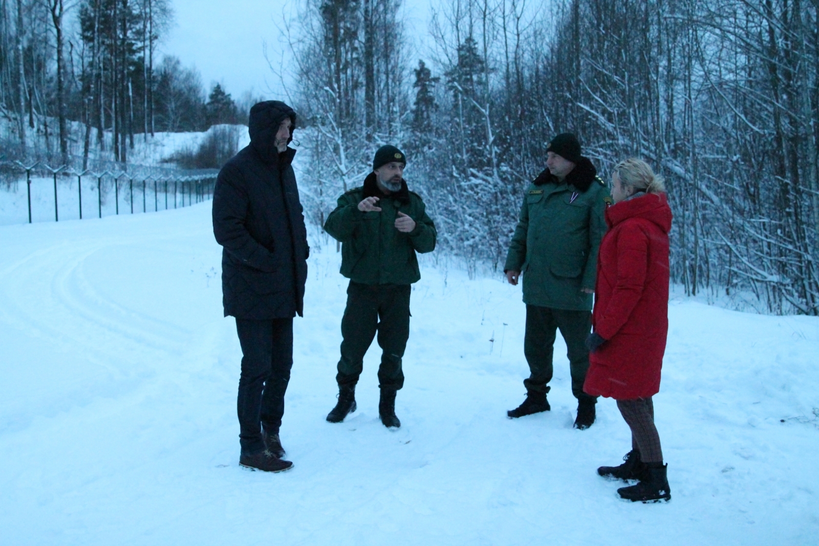 Valsts robežsardzē viesojas Vācijas Federālās policijas sakaru virsnieks