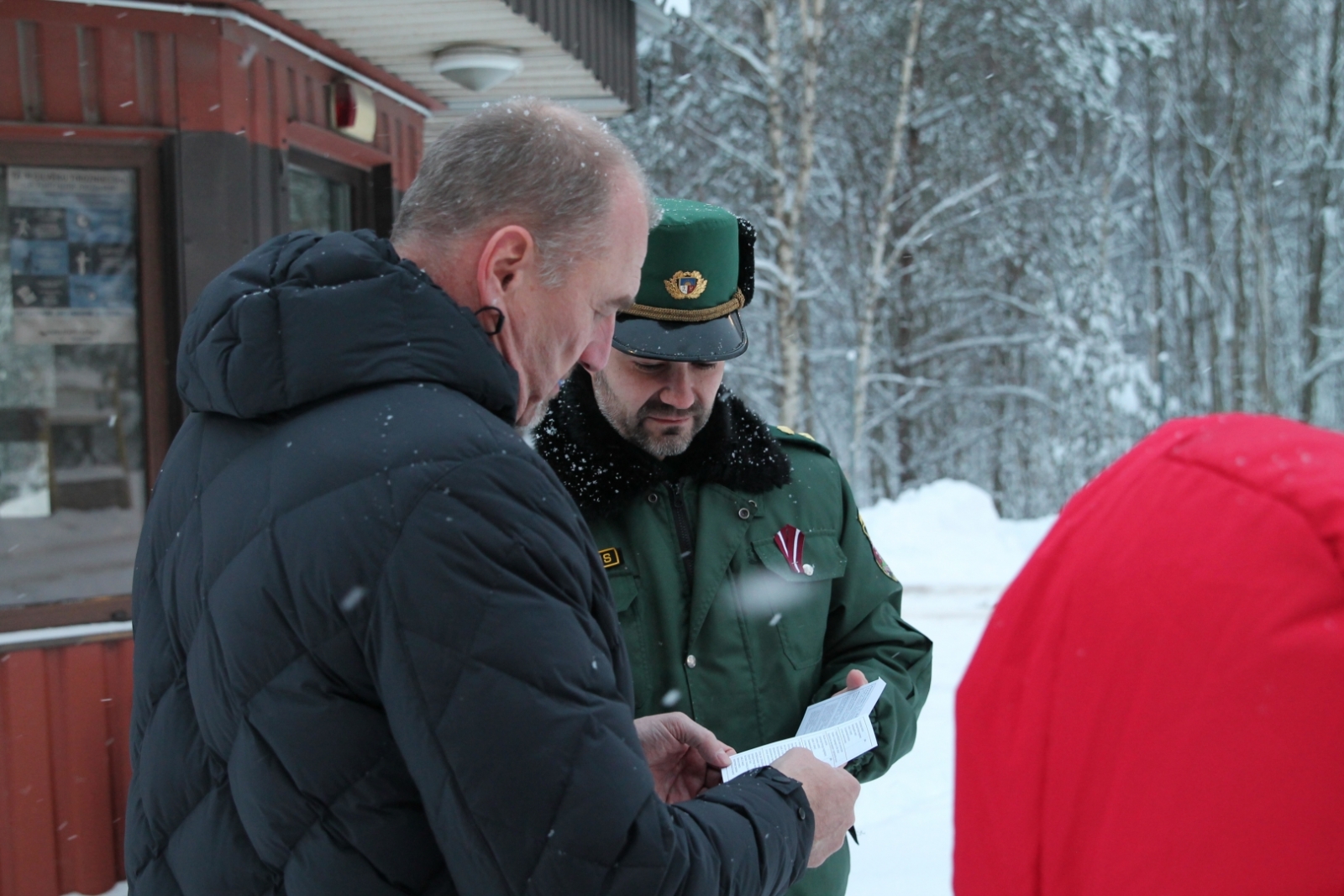 Valsts robežsardzē viesojas Vācijas Federālās policijas sakaru virsnieks