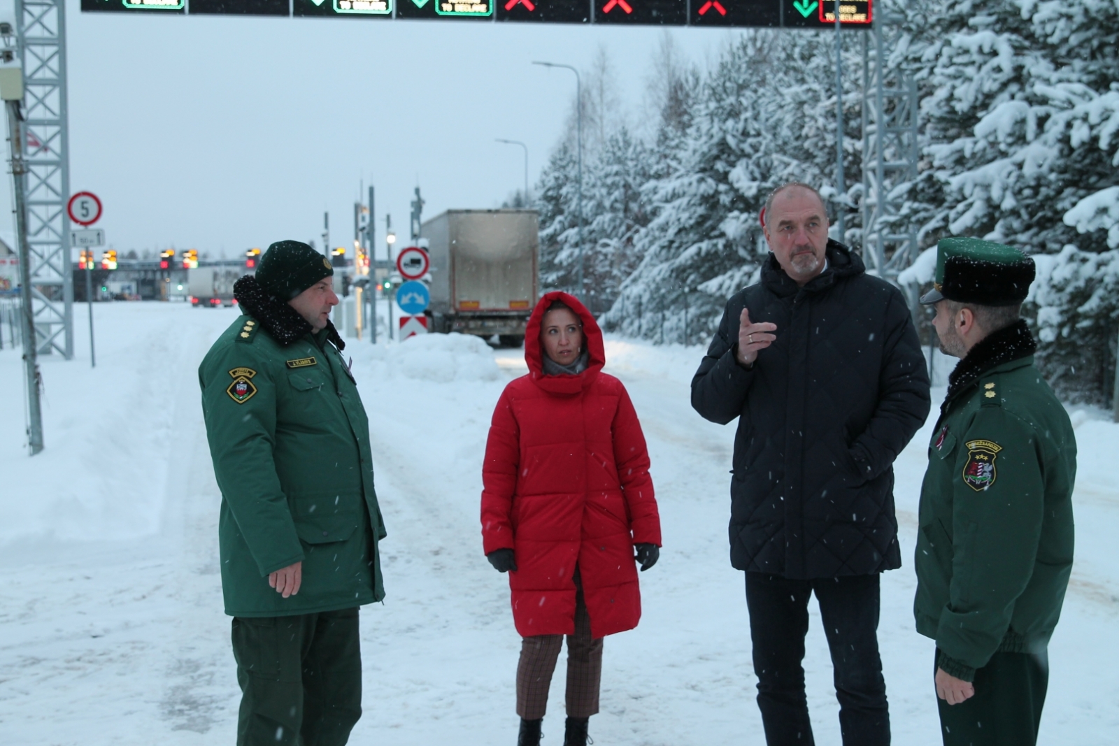 Valsts robežsardzē viesojas Vācijas Federālās policijas sakaru virsnieks