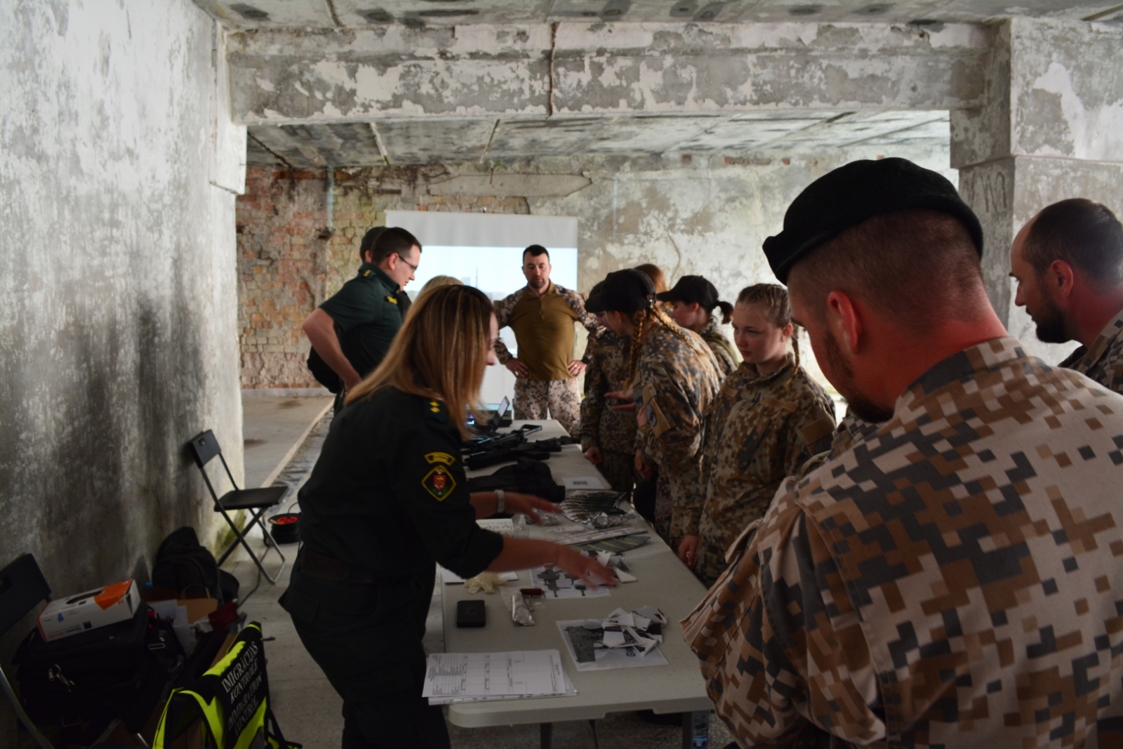 Informatīvais pasākums Valsts aizsardzības mācības vasaras nometnē Skrundā