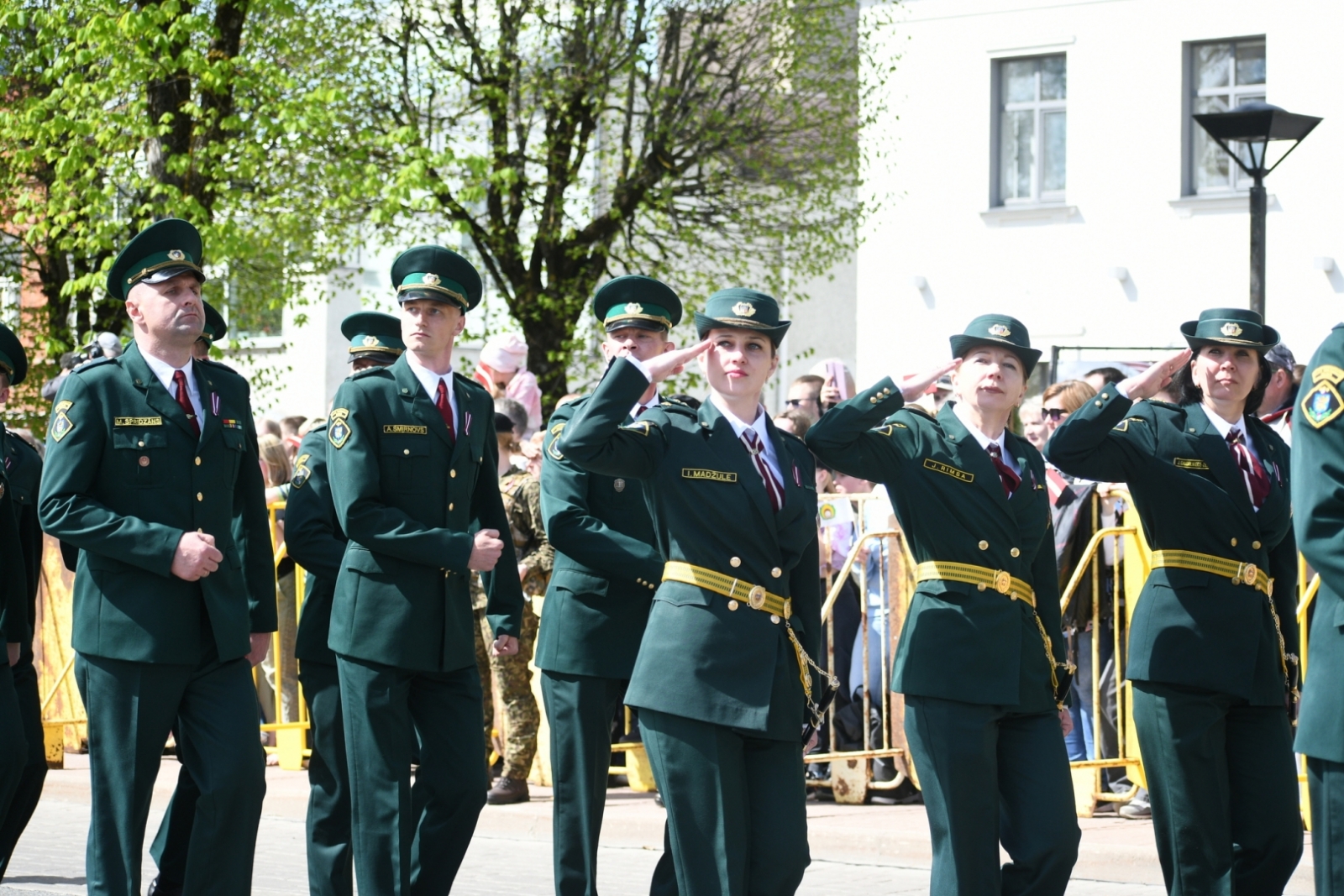 FOTO: Robežsargi piedalās 4. maija svinībās Rēzeknē