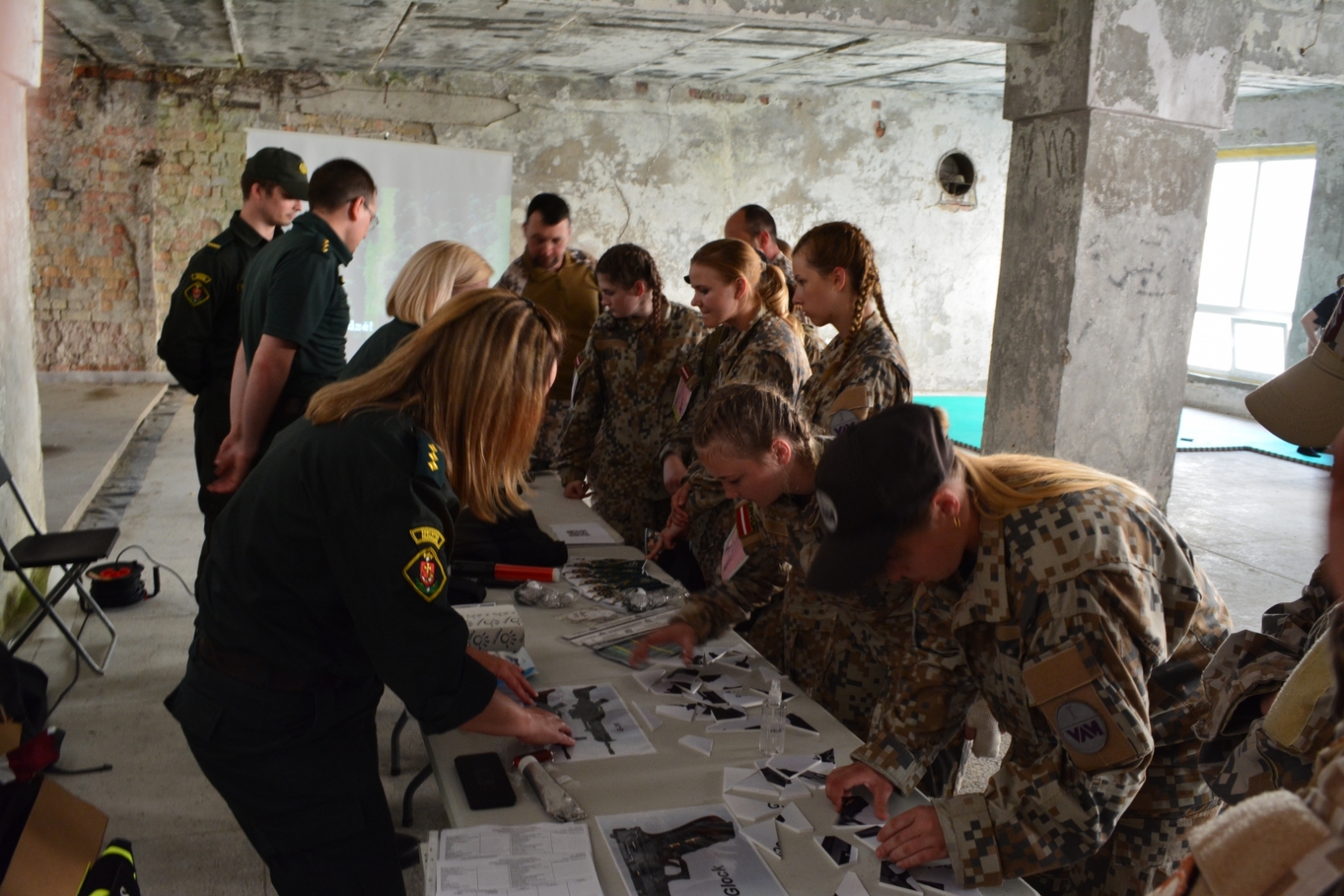 Informatīvais pasākums Valsts aizsardzības mācības vasaras nometnē Skrundā