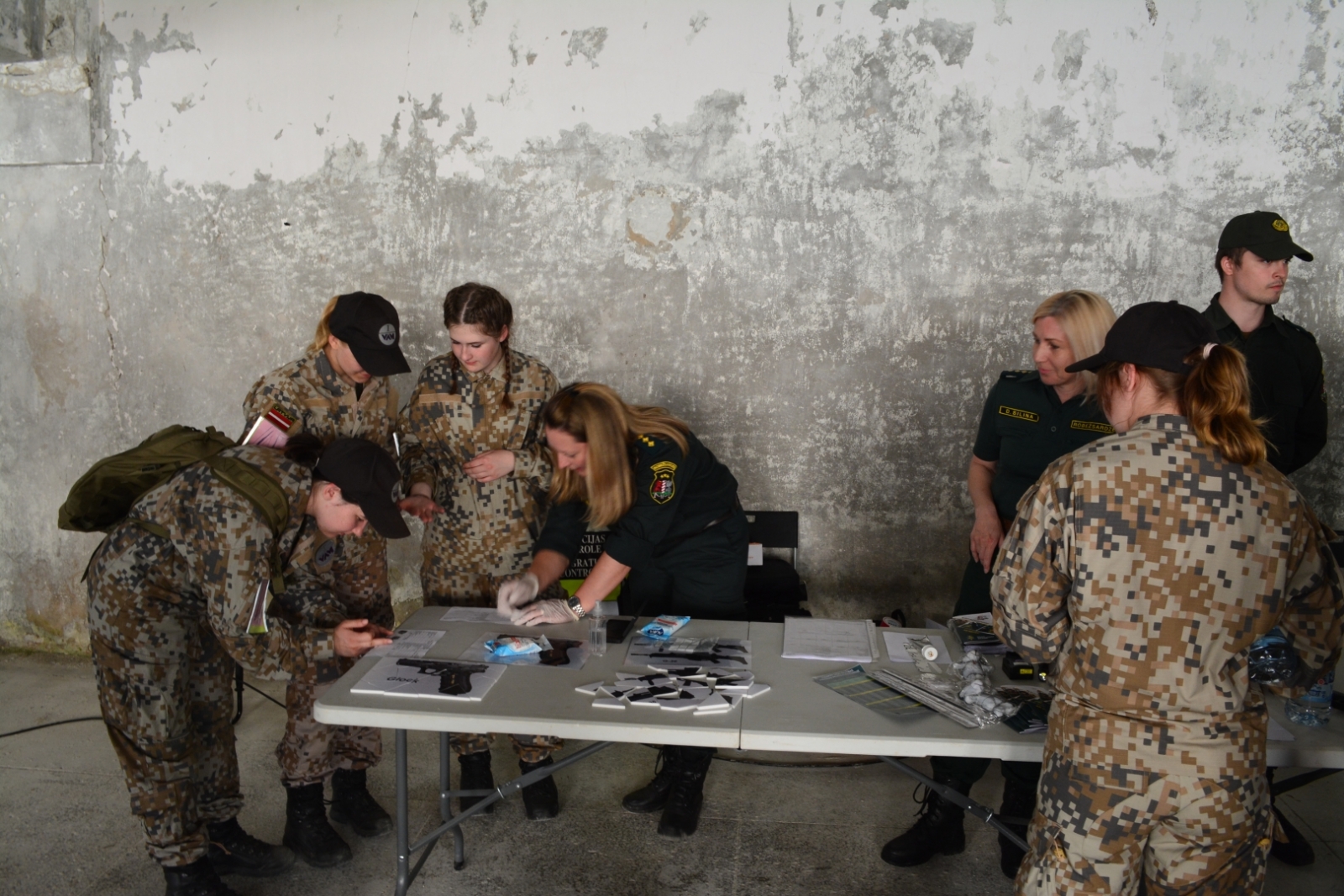 Informatīvais pasākums Valsts aizsardzības mācības vasaras nometnē Skrundā