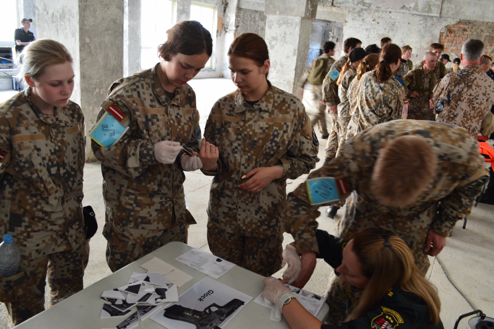 Informatīvais pasākums Valsts aizsardzības mācības vasaras nometnē Skrundā