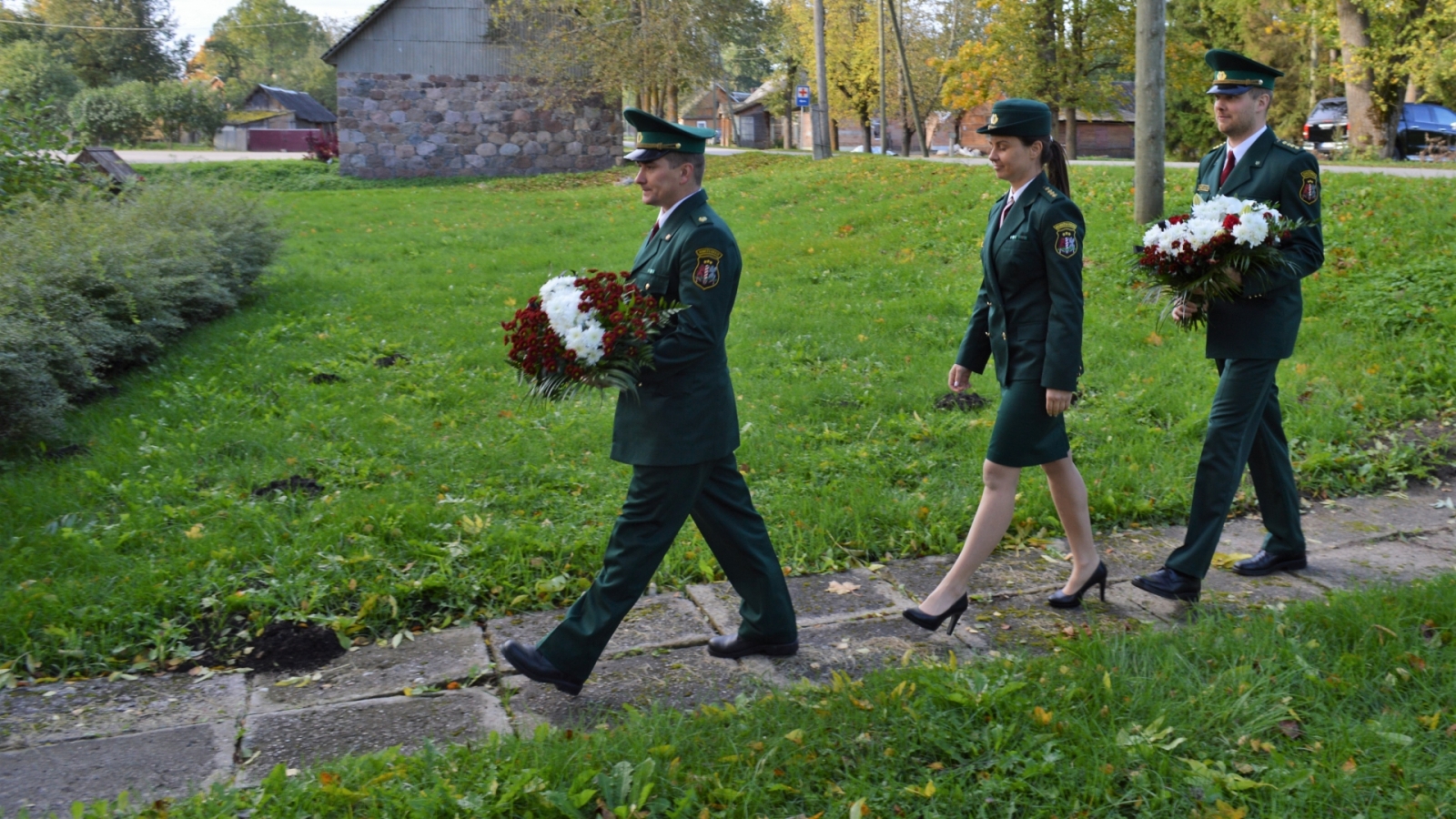 Norisinājās Robežsardzes sagrāves un represēto robežsargu piemiņai veltītie atceres pasākumi