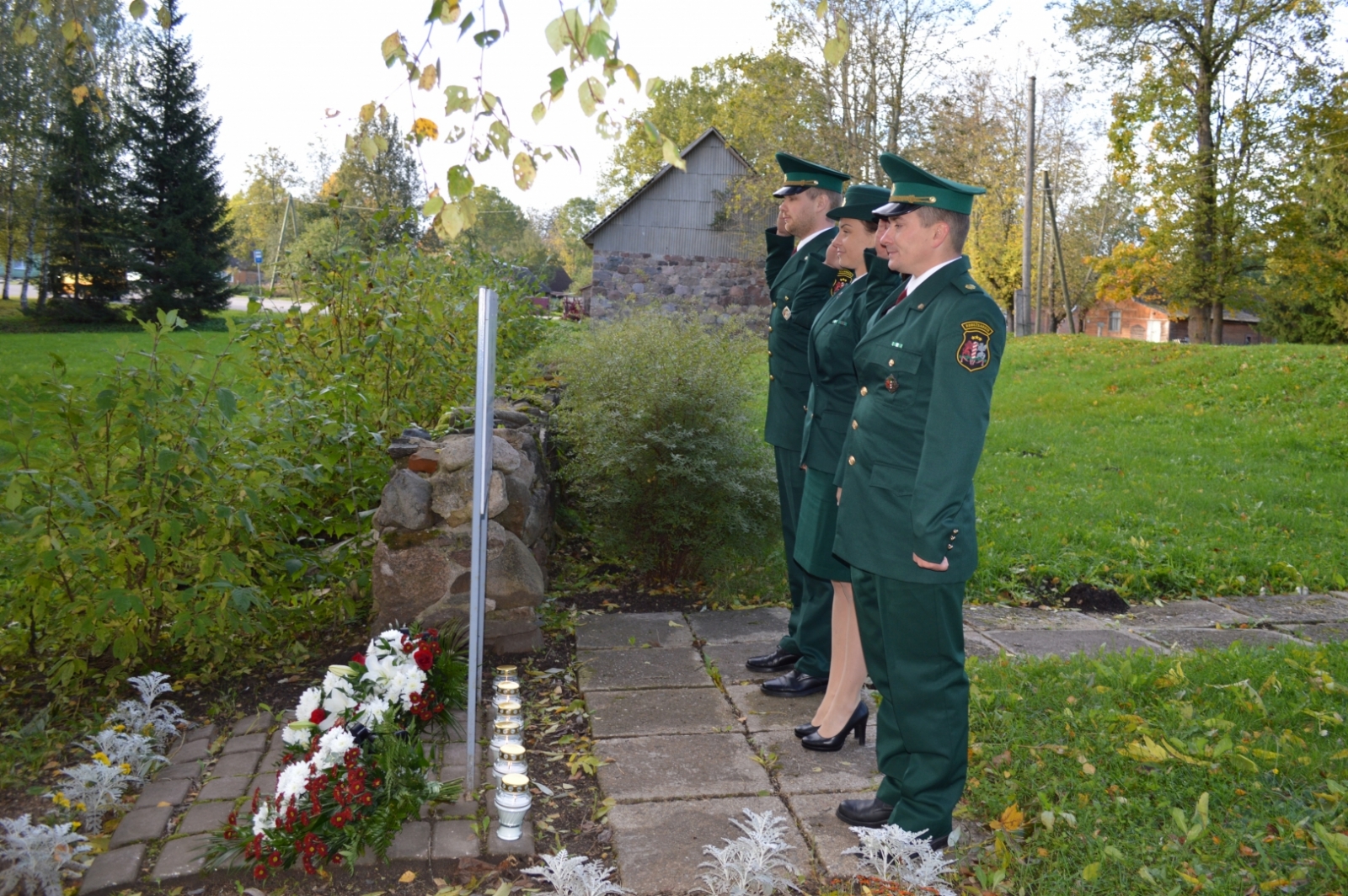 Norisinājās Robežsardzes sagrāves un represēto robežsargu piemiņai veltītie atceres pasākumi