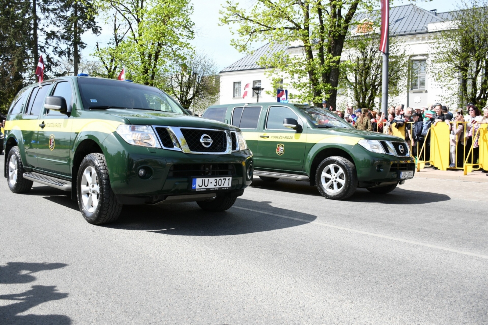 FOTO: Robežsargi piedalās 4. maija svinībās Rēzeknē