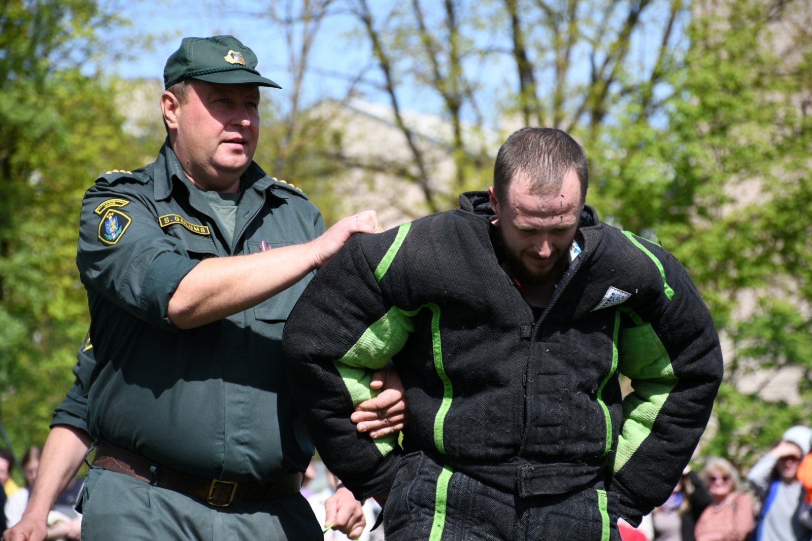 FOTO: Robežsargi piedalās 4. maija svinībās Rēzeknē